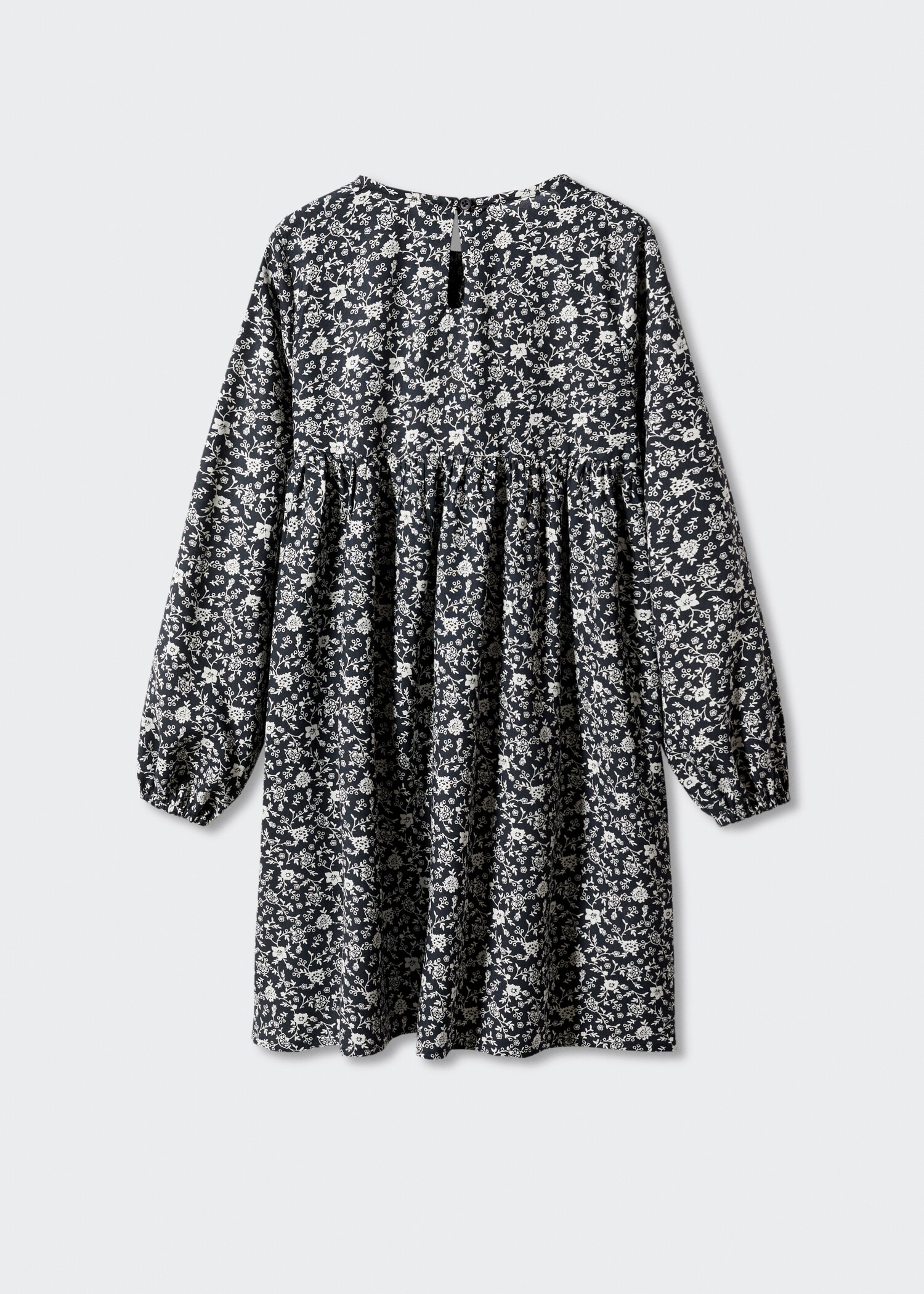 Vestido estampado volantes - Reverso del artículo