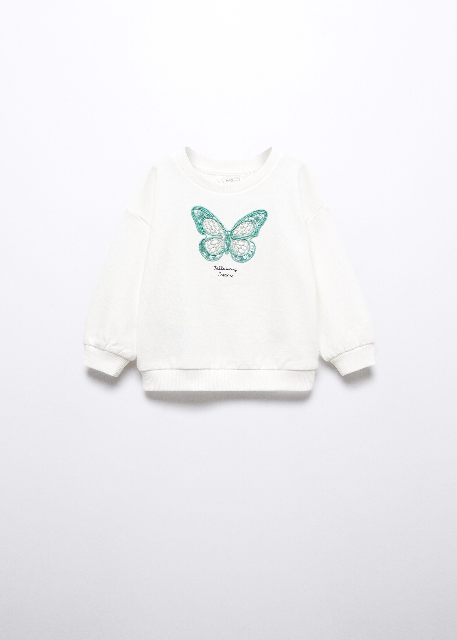 Gemustertes Baumwoll-Sweatshirt - Artikel ohne Model