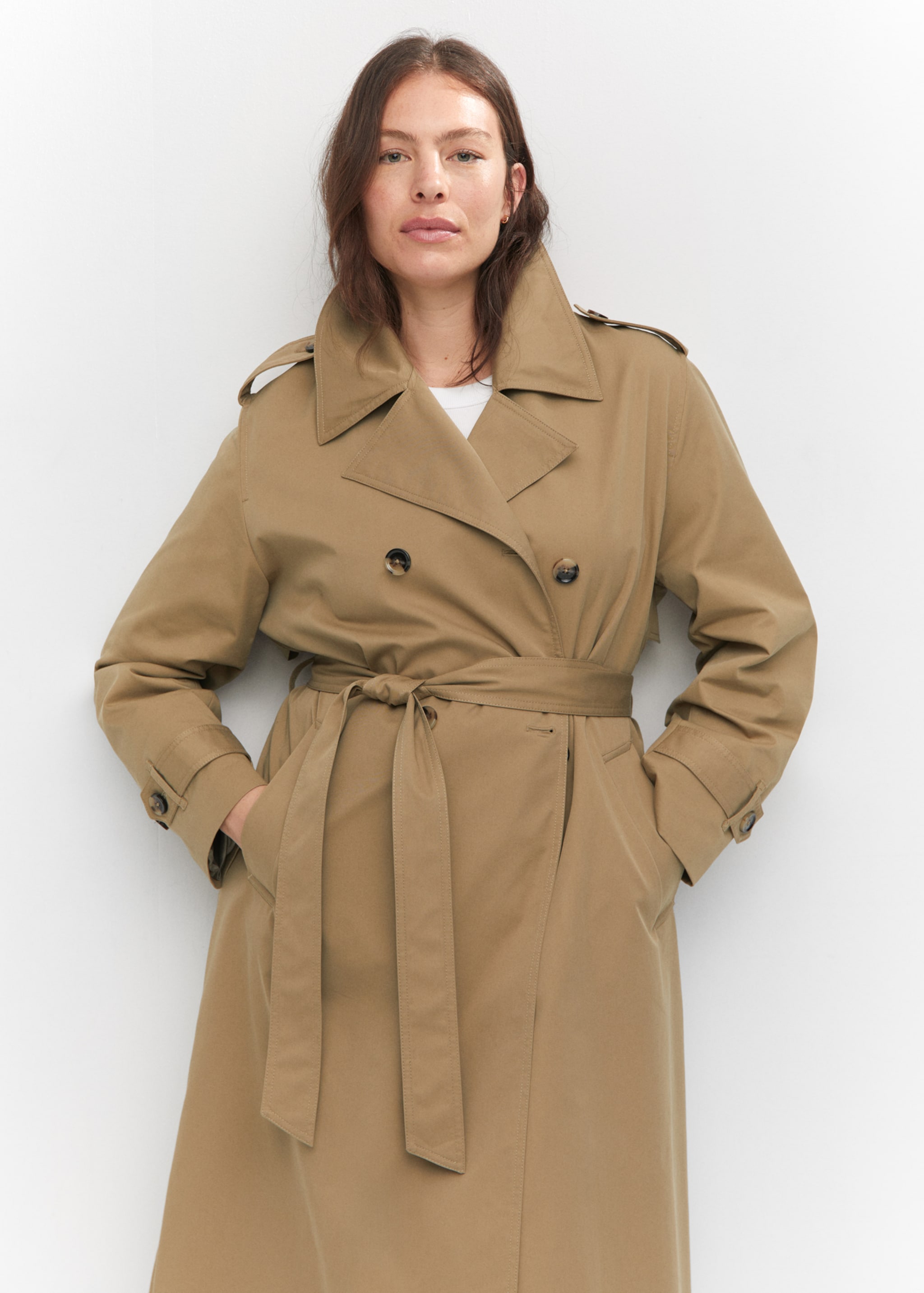 Zweireihiger Trenchcoat - Detail des Artikels 5