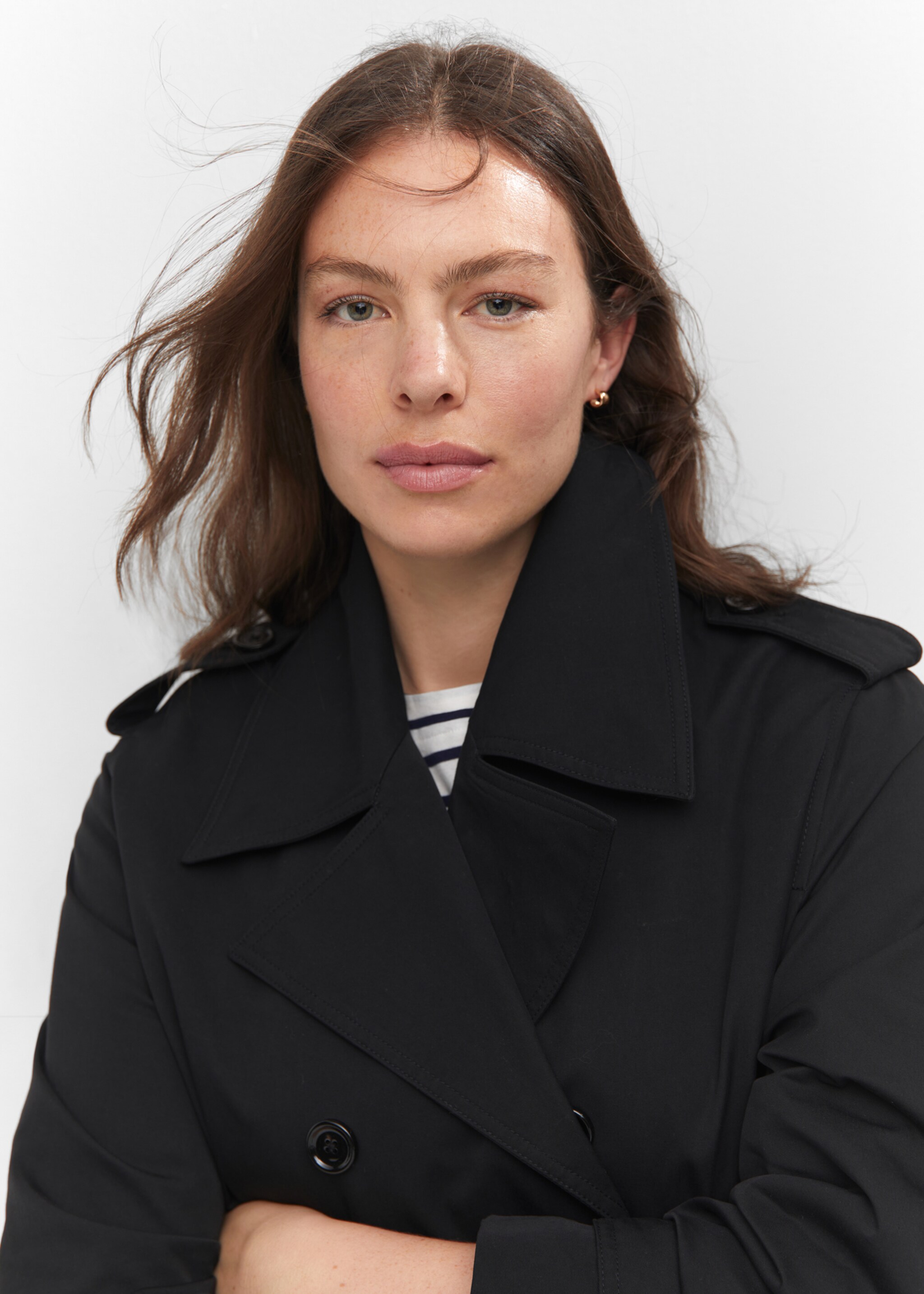 Zweireihiger Trenchcoat - Detail des Artikels 4