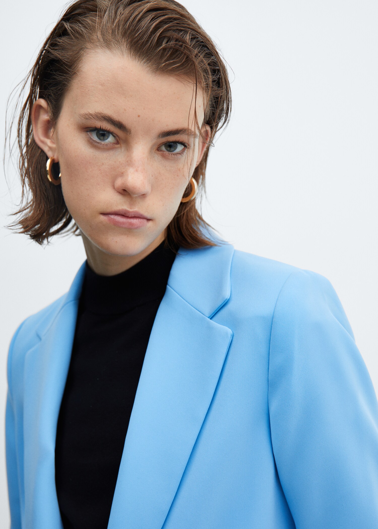 Jacket with gathered sleeves - Details of the article 1