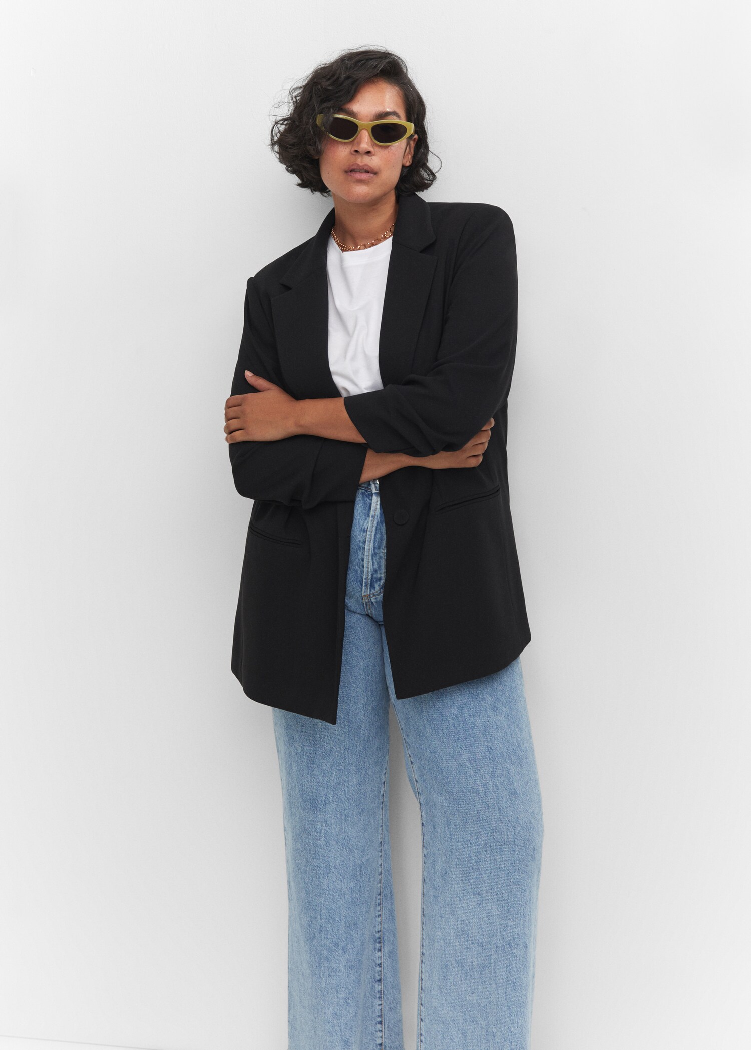 Jacket with gathered sleeves - Details of the article 4