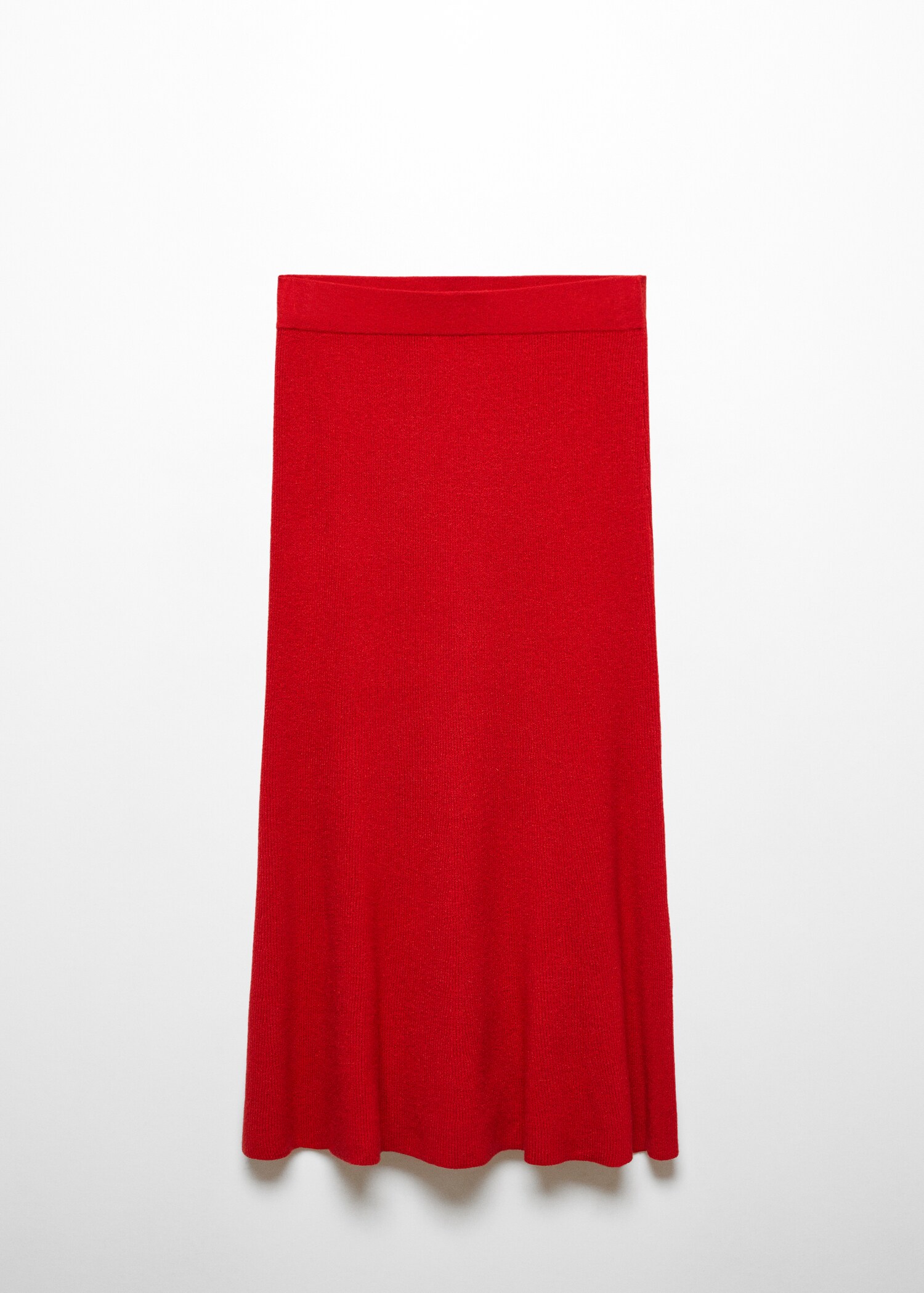 Ribbed midi skirt - Article without model