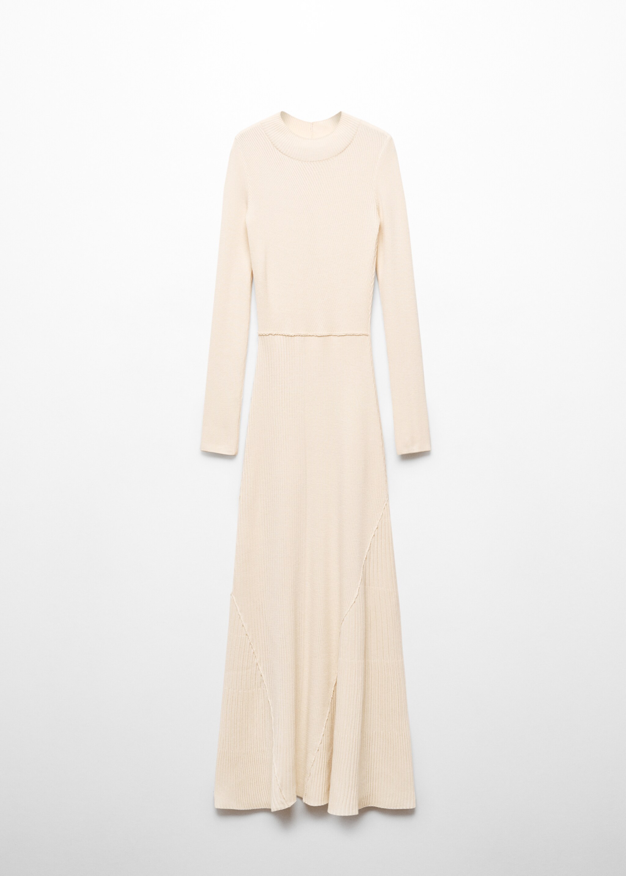 Knitted dress with stitching detail - Article without model