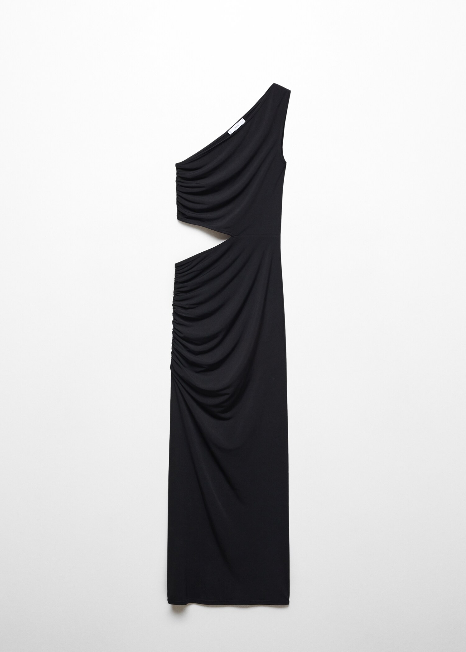 Asymmetrical dress with side slit - Article without model