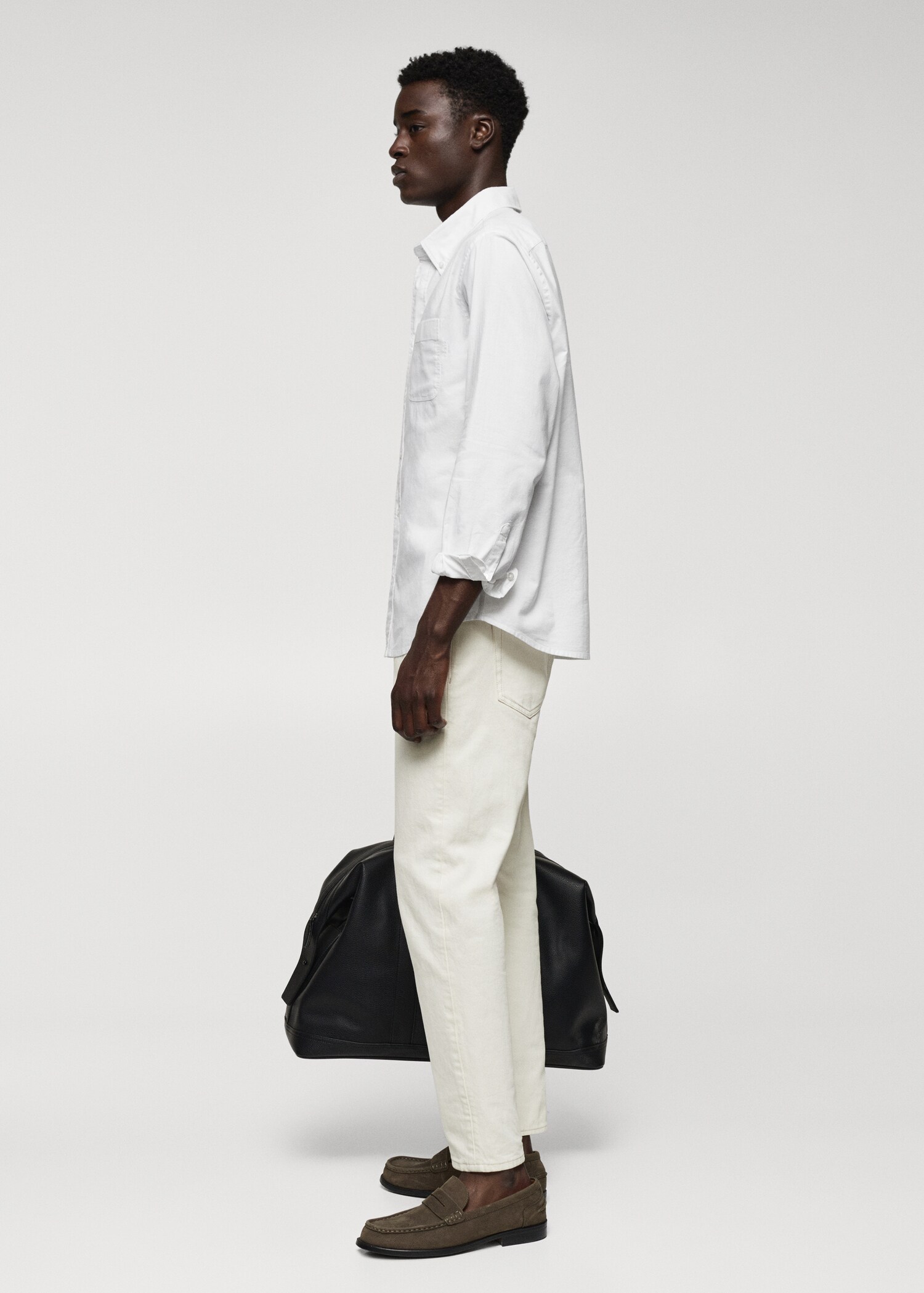 Regular fit Oxford cotton shirt - Details of the article 2