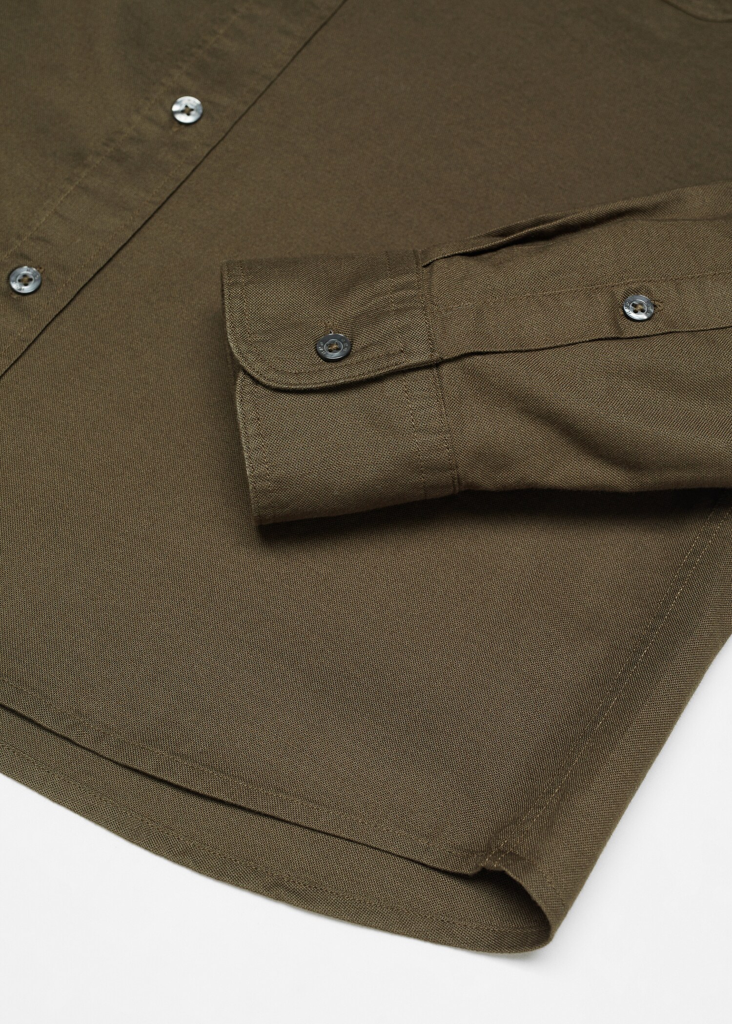 Regular fit Oxford cotton shirt - Details of the article 8