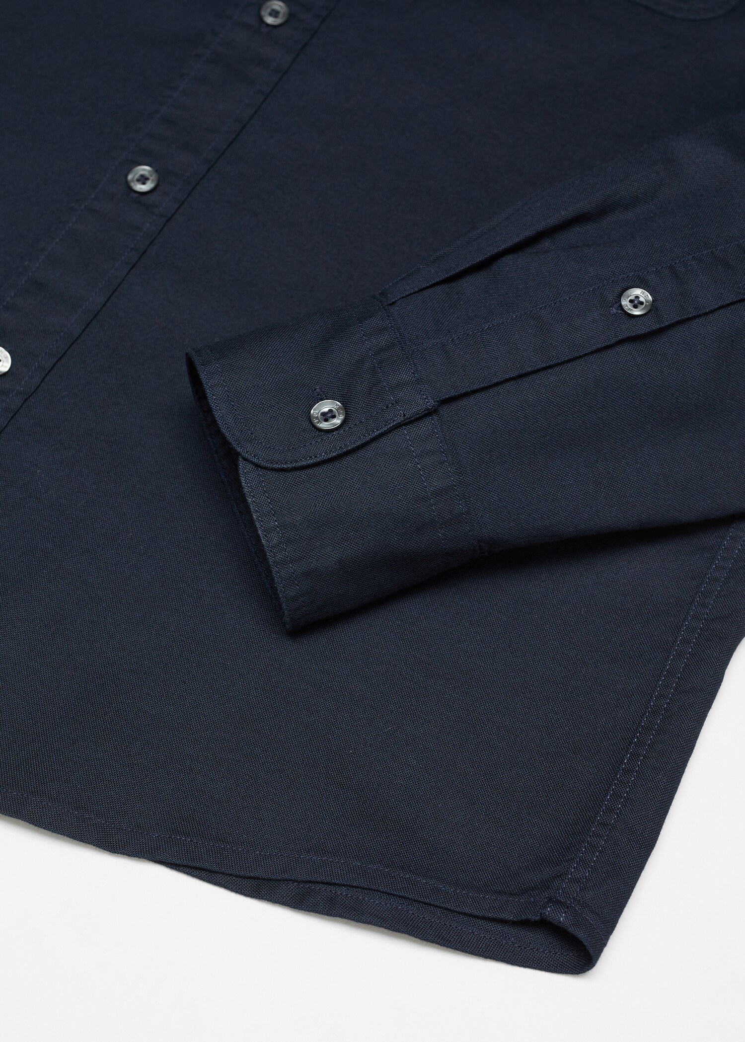 Regular fit Oxford cotton shirt - Details of the article 8