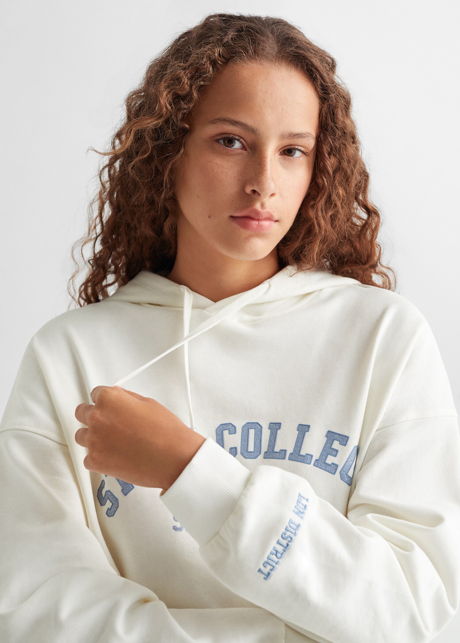 Message cotton sweatshirt - Details of the article 1