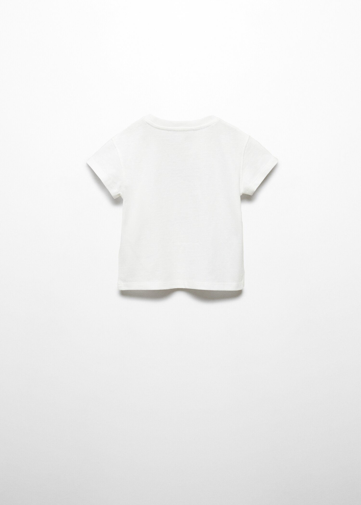Message cotton sweatshirt - Reverse of the article