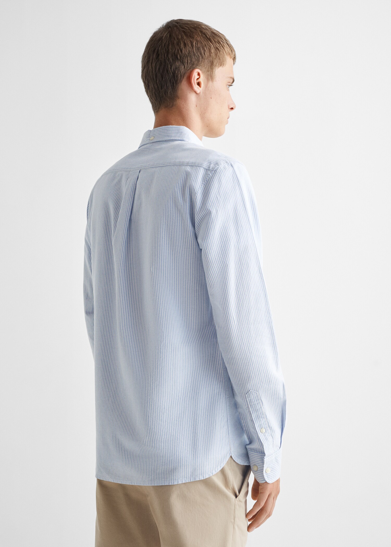 Camisa regular fit Oxford algodón - Reverso del artículo