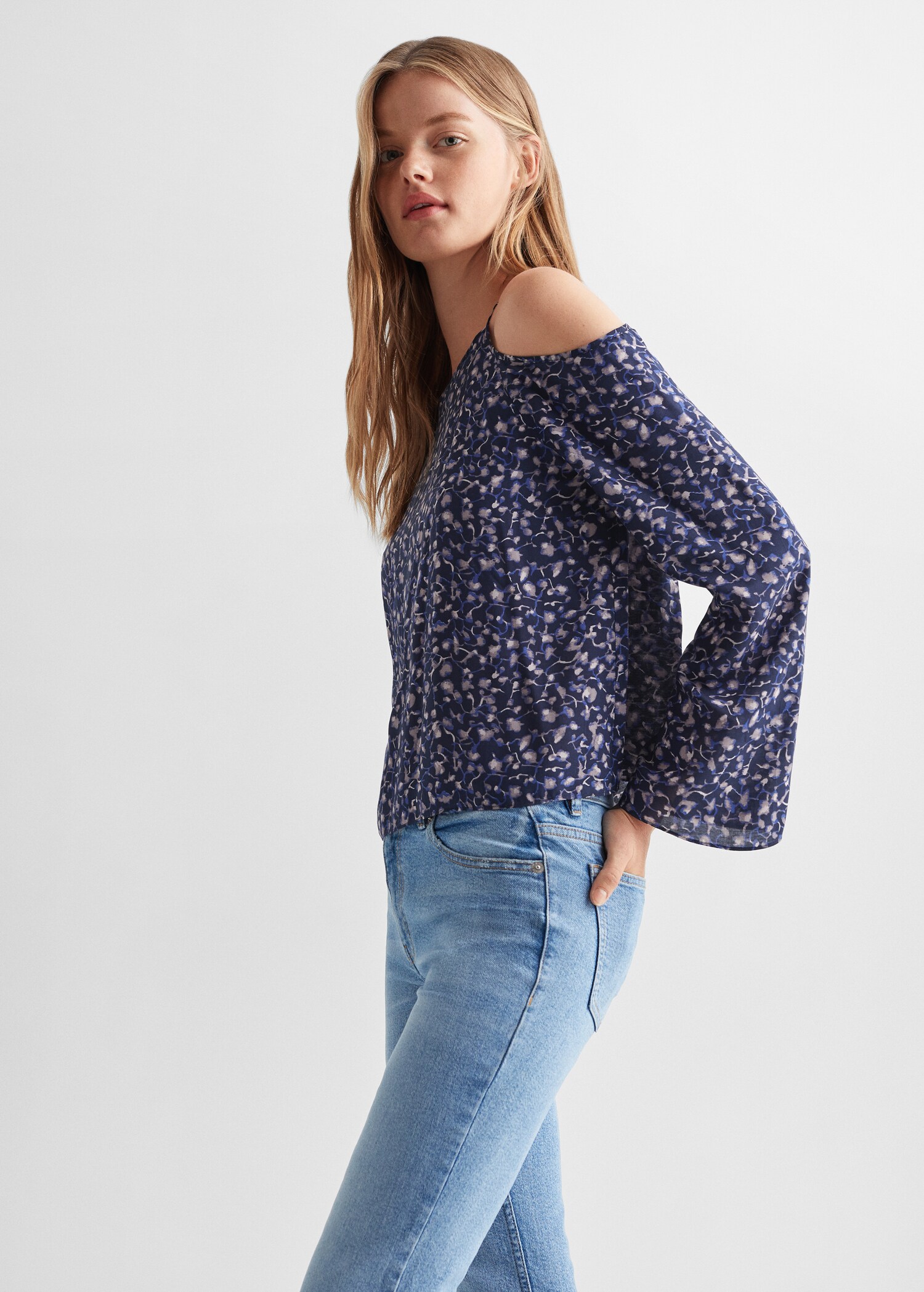 Blouse met print - Middenvlak
