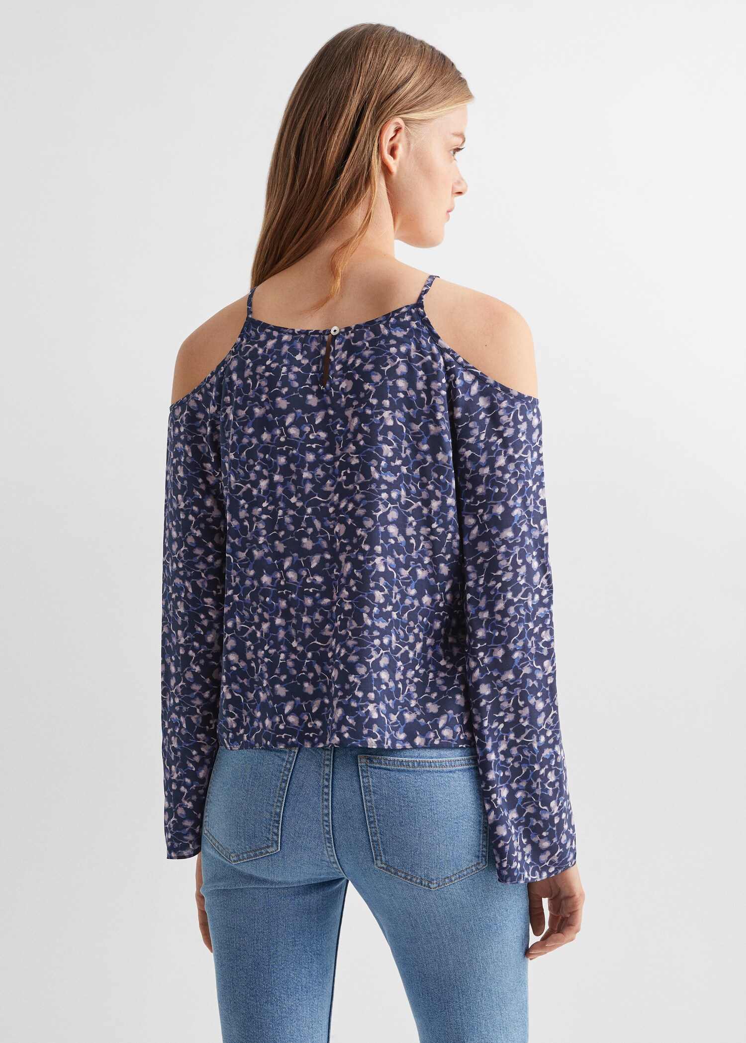 Blouse met print - Achterkant van het artikel