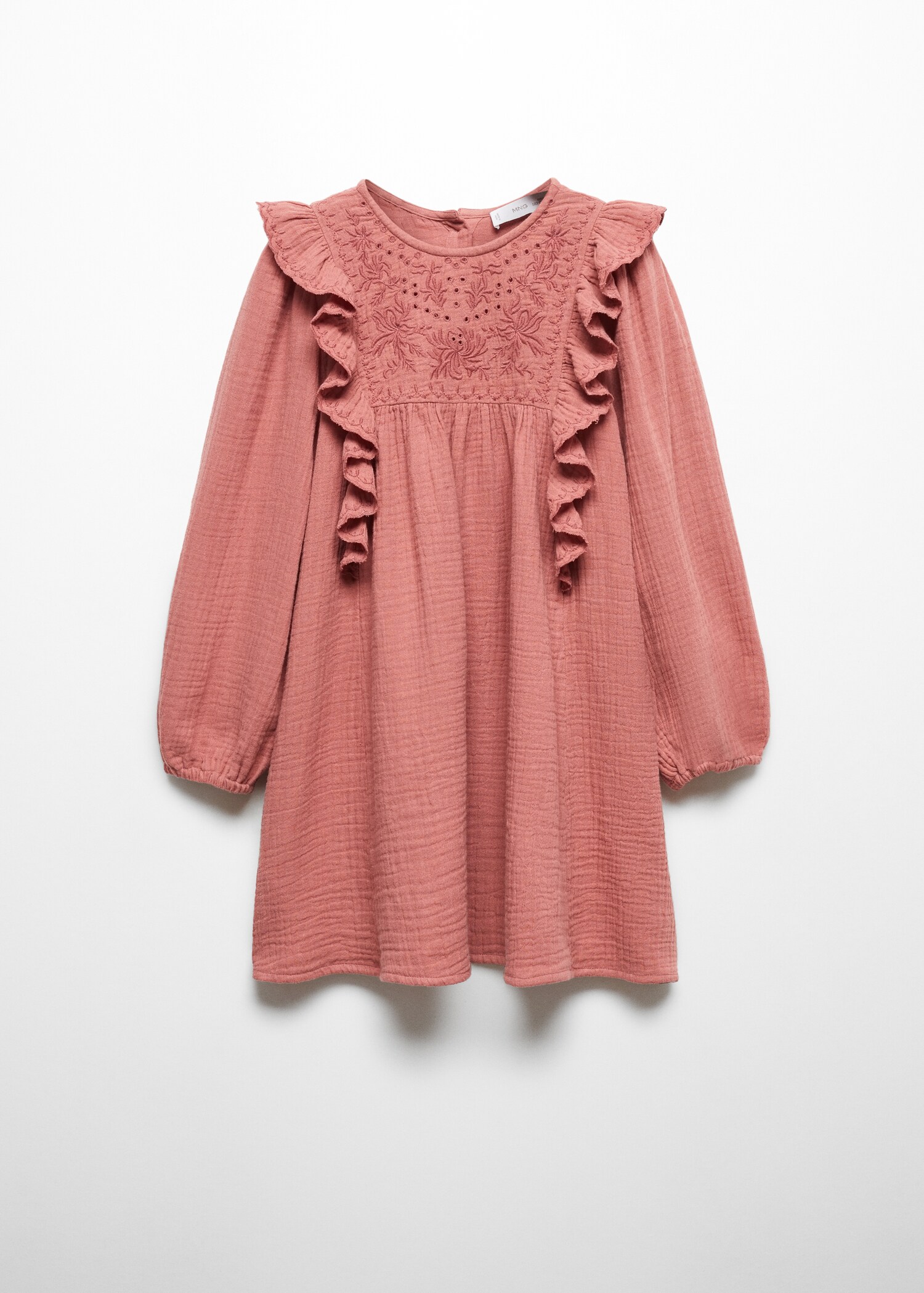 Vestido volantes plisado - Artículo sin modelo