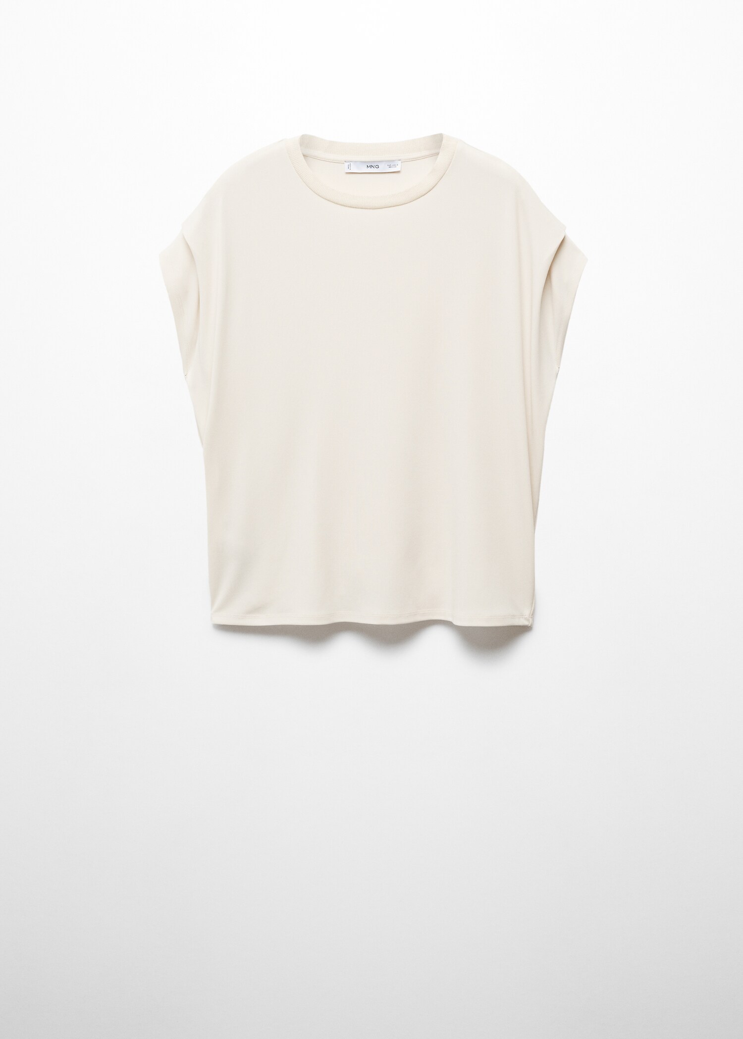 Oversized T-shirt met korte mouwen - Artikel zonder model