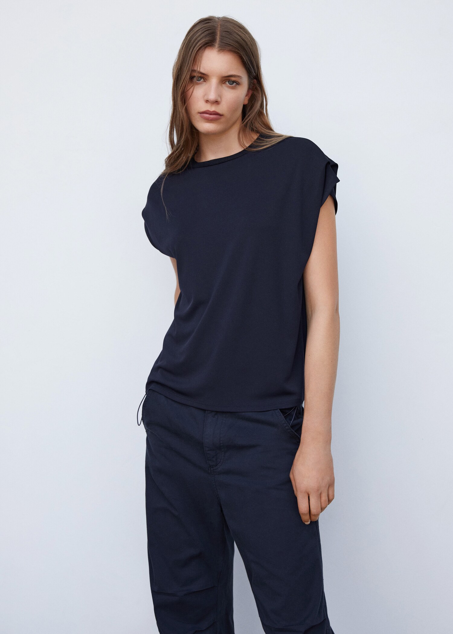 Oversized T-shirt met korte mouwen - Middenvlak