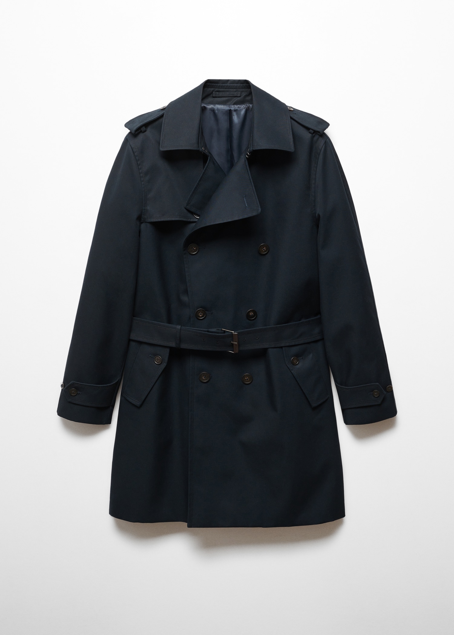 Classic water-repellent trench coat Men MANGO OUTLET Netherlands