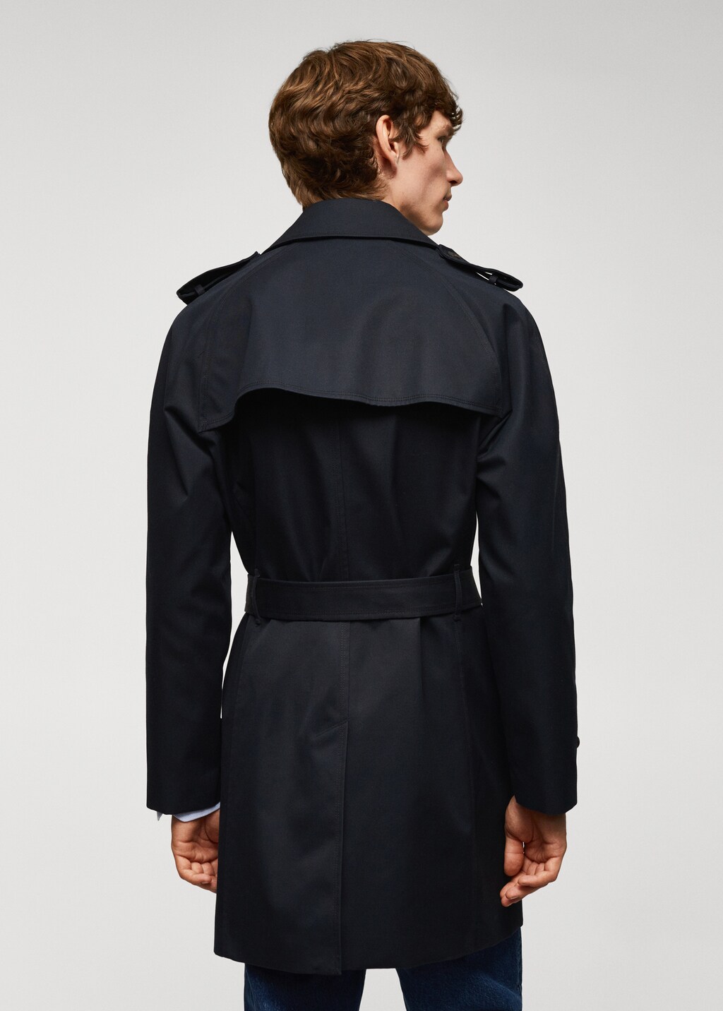 Mango trench coat mens hot sale
