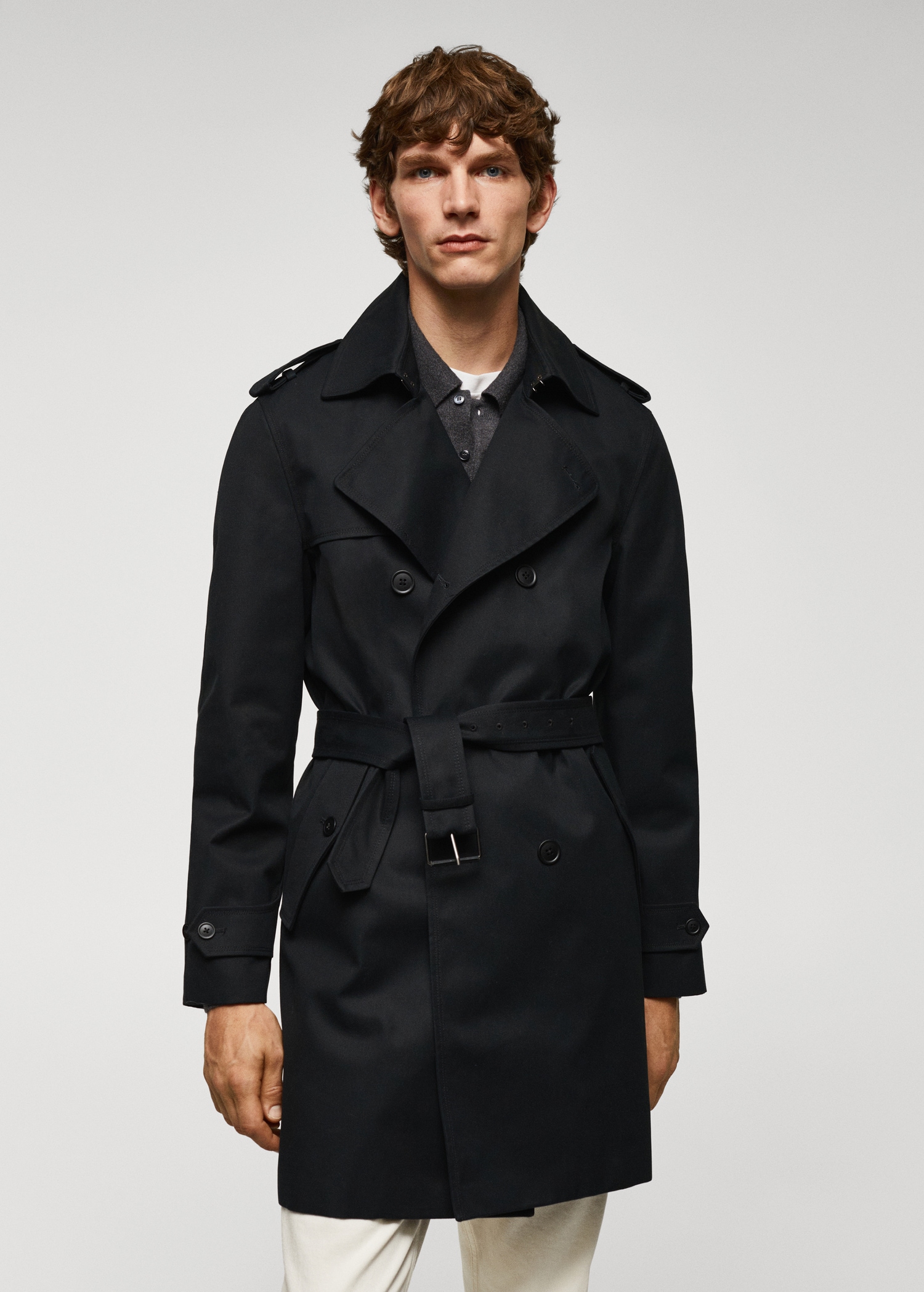 Classic water-repellent trench coat - Main Image