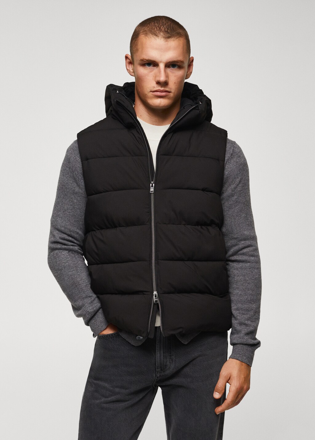 Thermoregulating waterproof quilted vest Men MANGO OUTLET USA