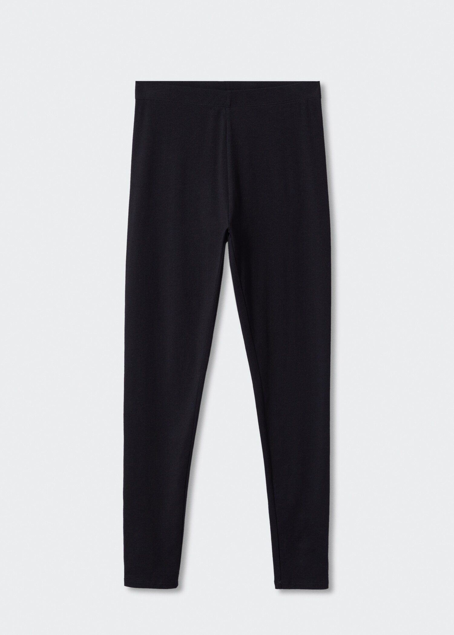 Leggings di cotone vita alta - Articolo senza modello