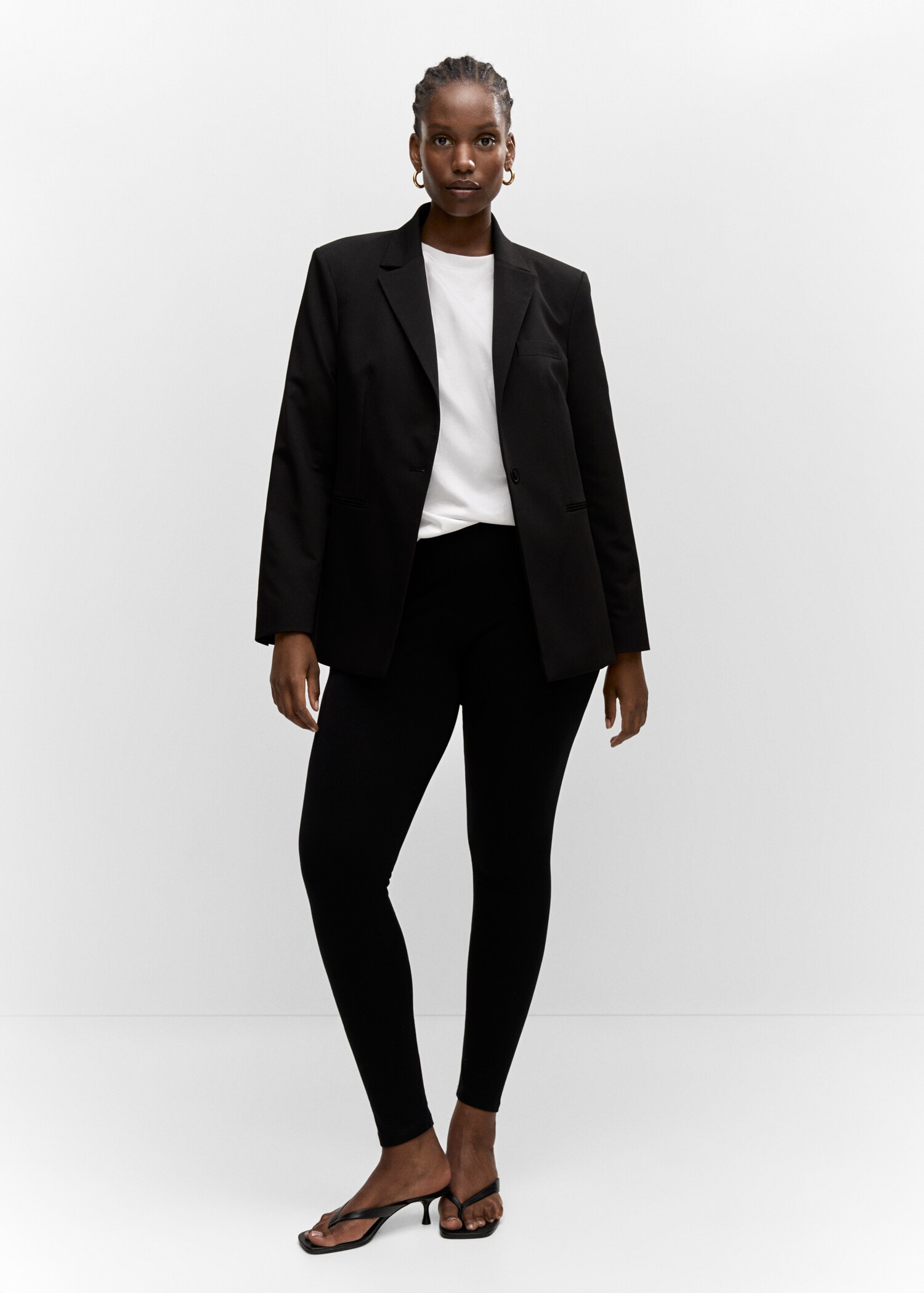 Leggings di cotone vita alta - Dettaglio dell'articolo 3