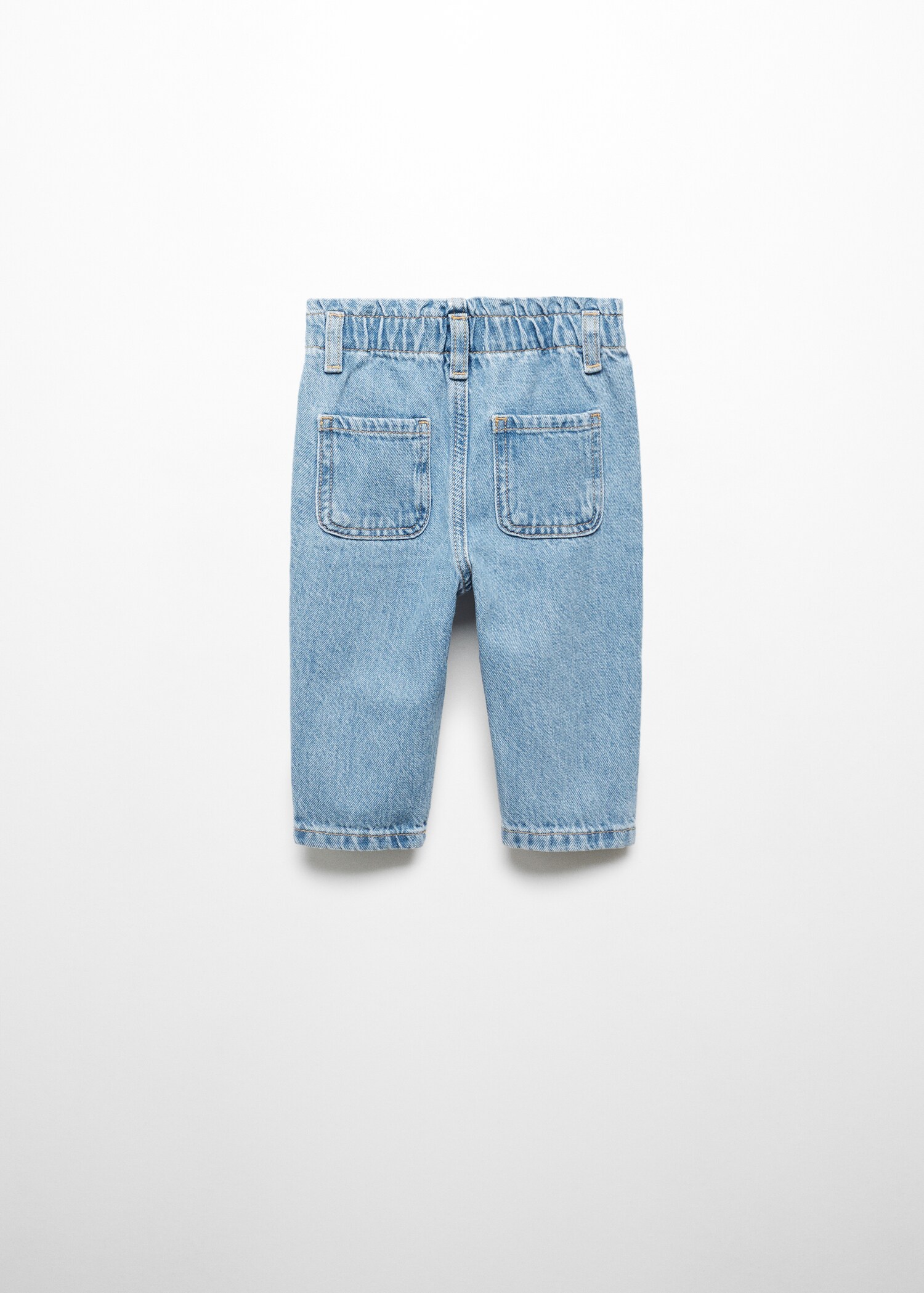 Paperbag jeans - Reverse of the article