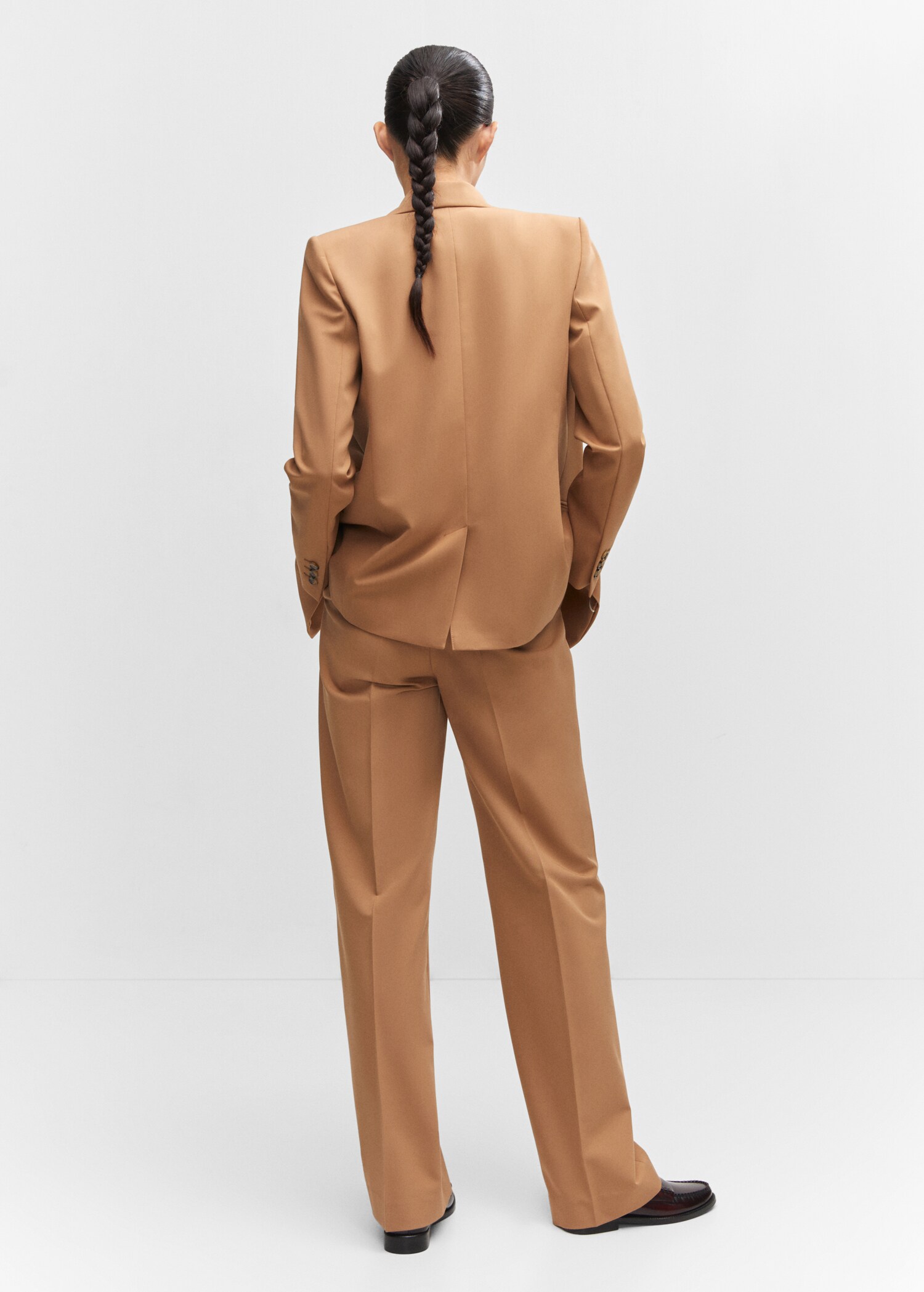 Straight suit trousers - Reverse of the article