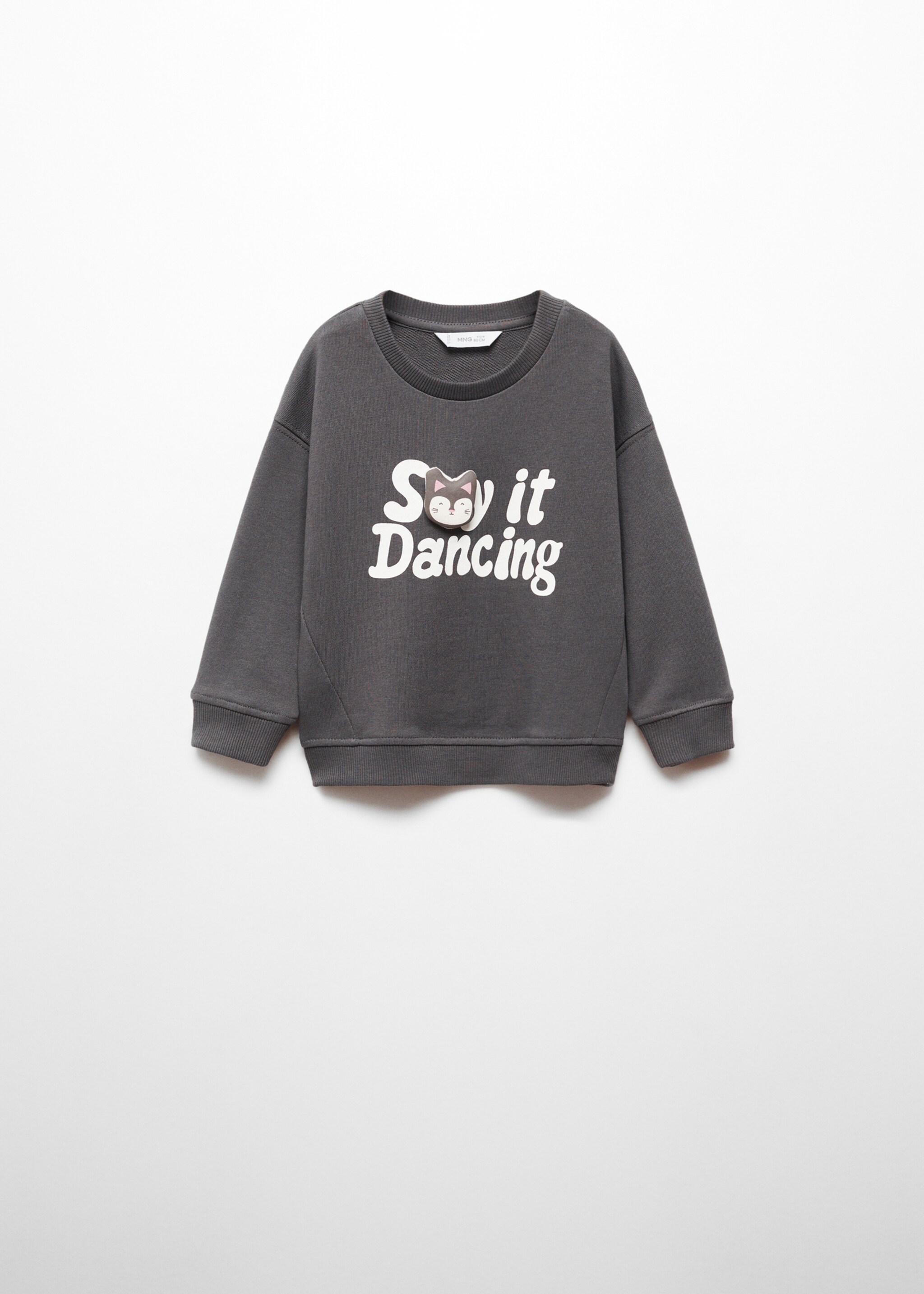 Printed cotton sweatshirt - Article without model