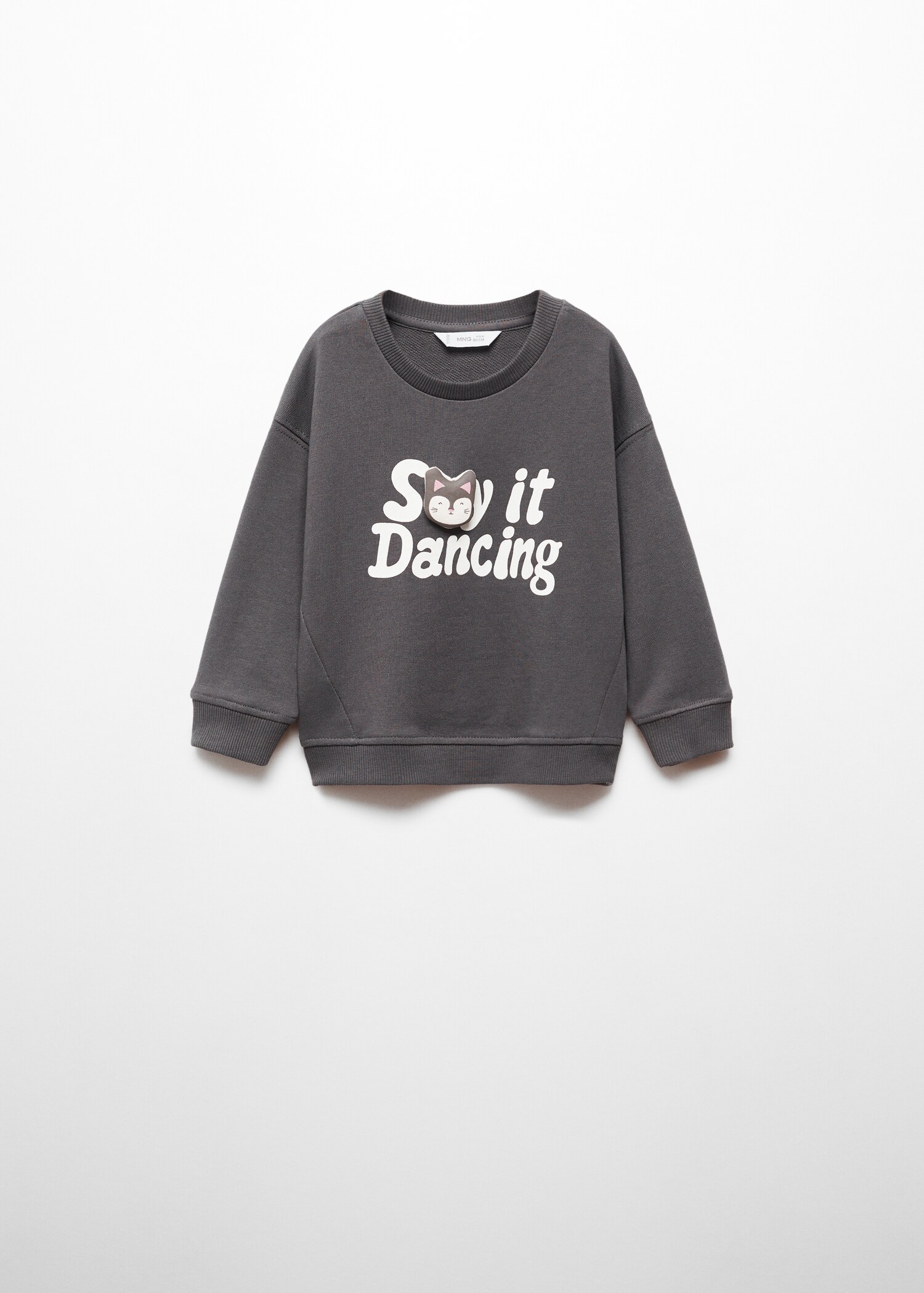 Gemustertes Baumwoll-Sweatshirt - Artikel ohne Model