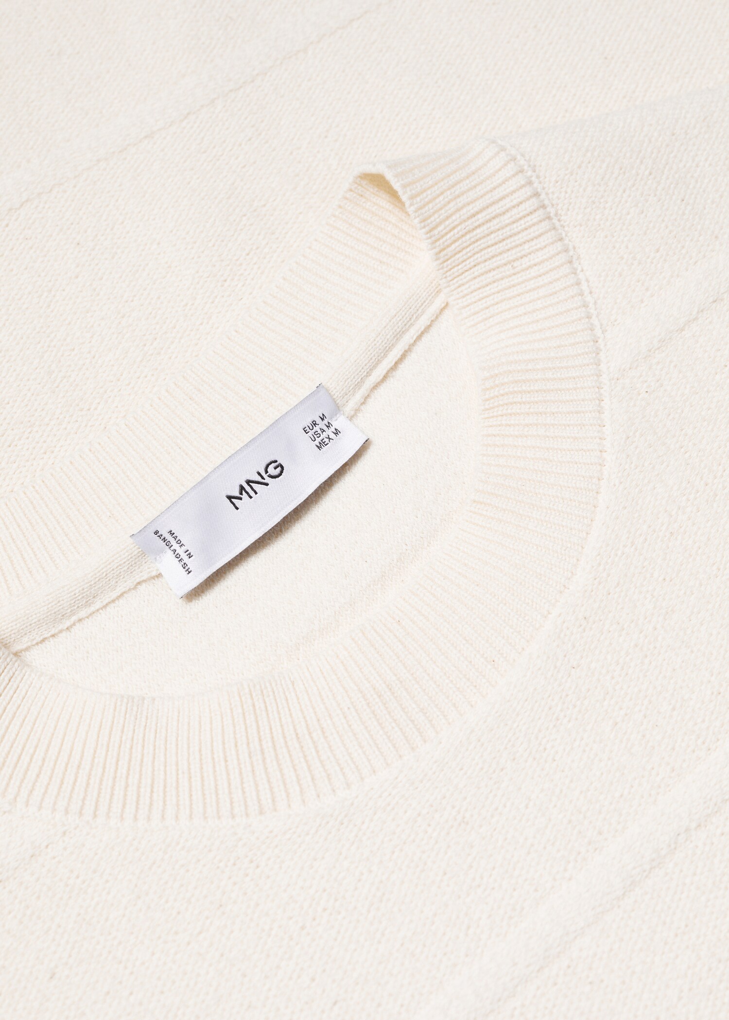 T-shirt maglia cotone texture righe - Dettaglio dell'articolo 8