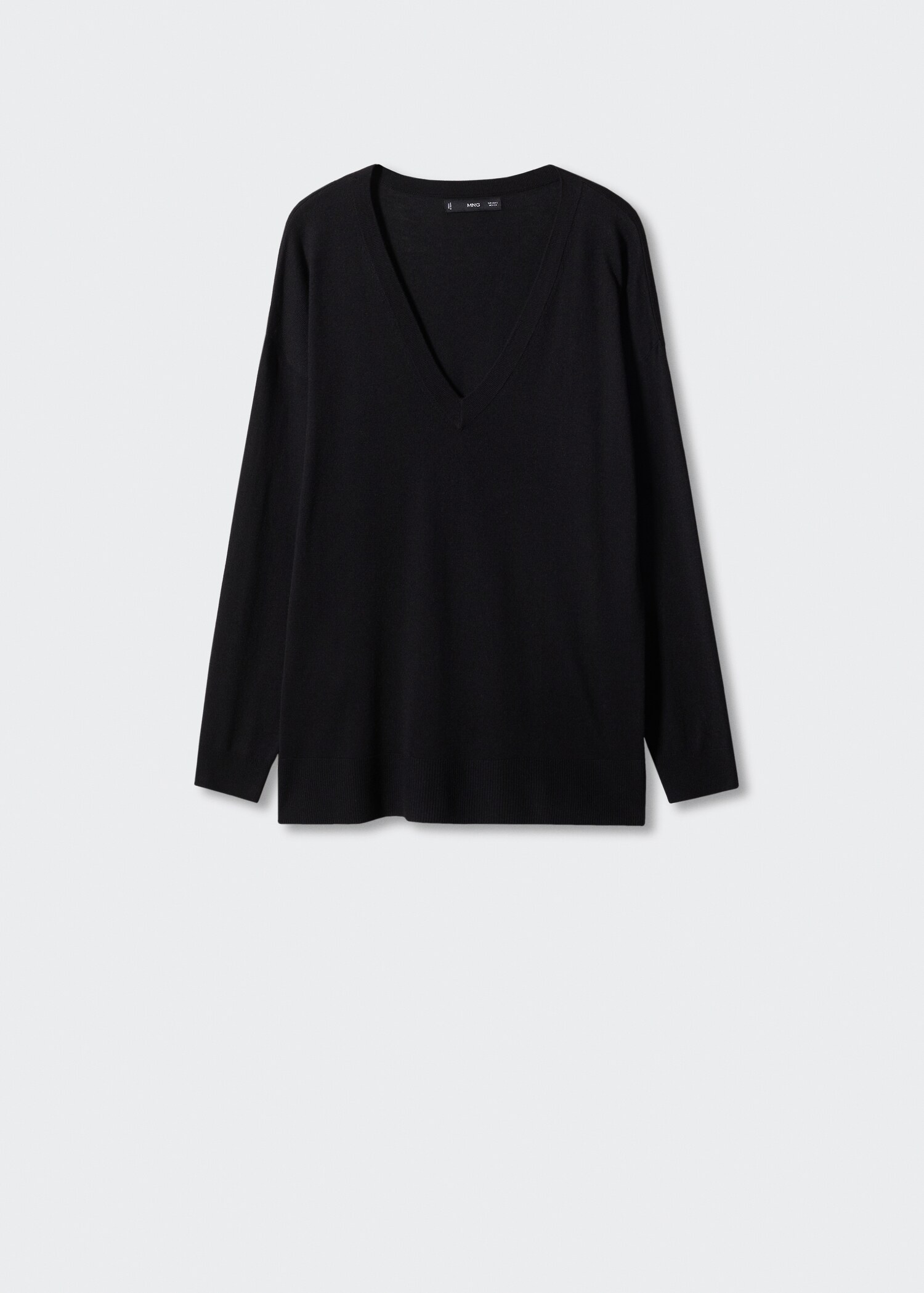 V-neck pullover with slits - Article without model