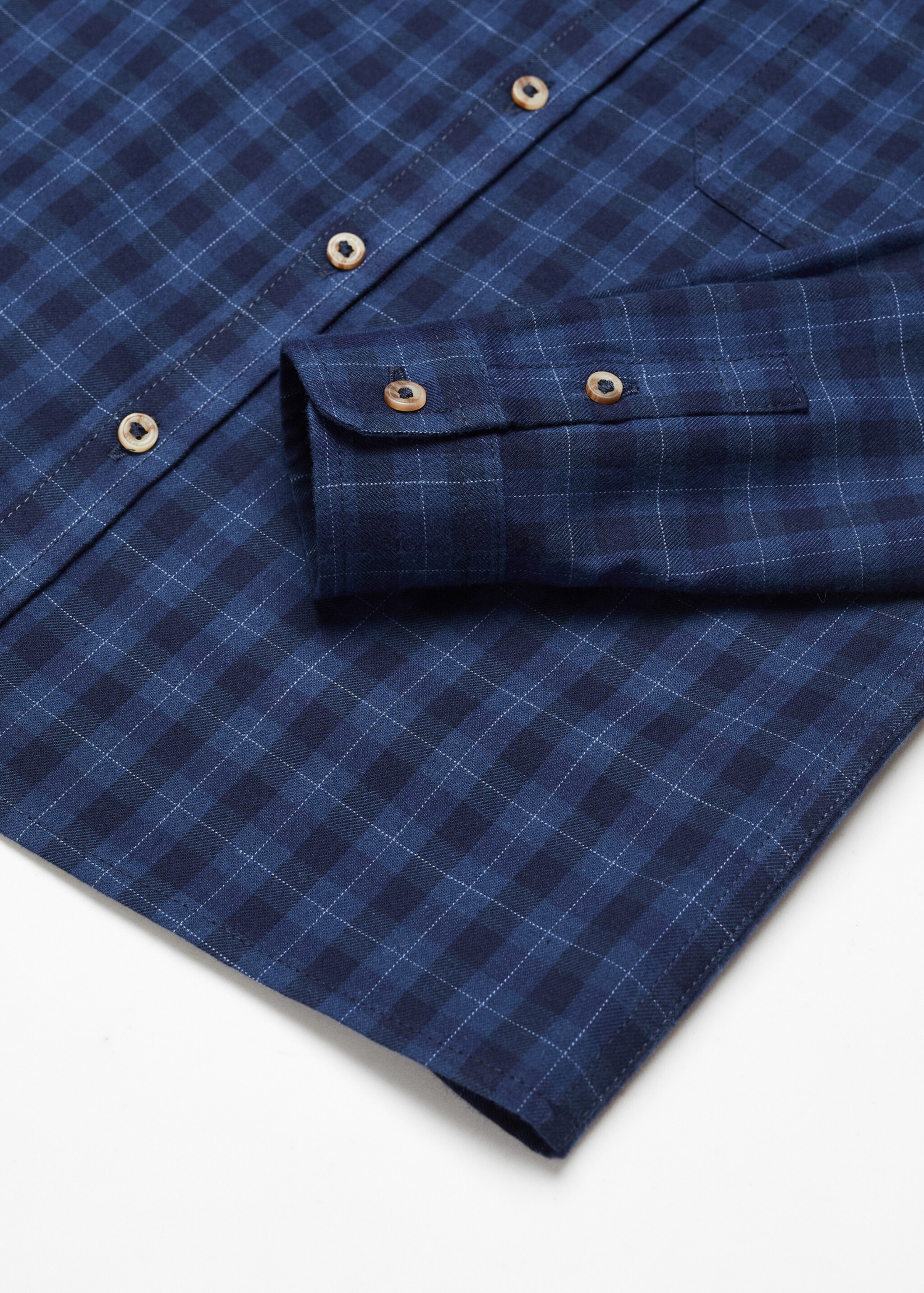 Camisa vestir algodón cuadros - Detalle del artículo 8