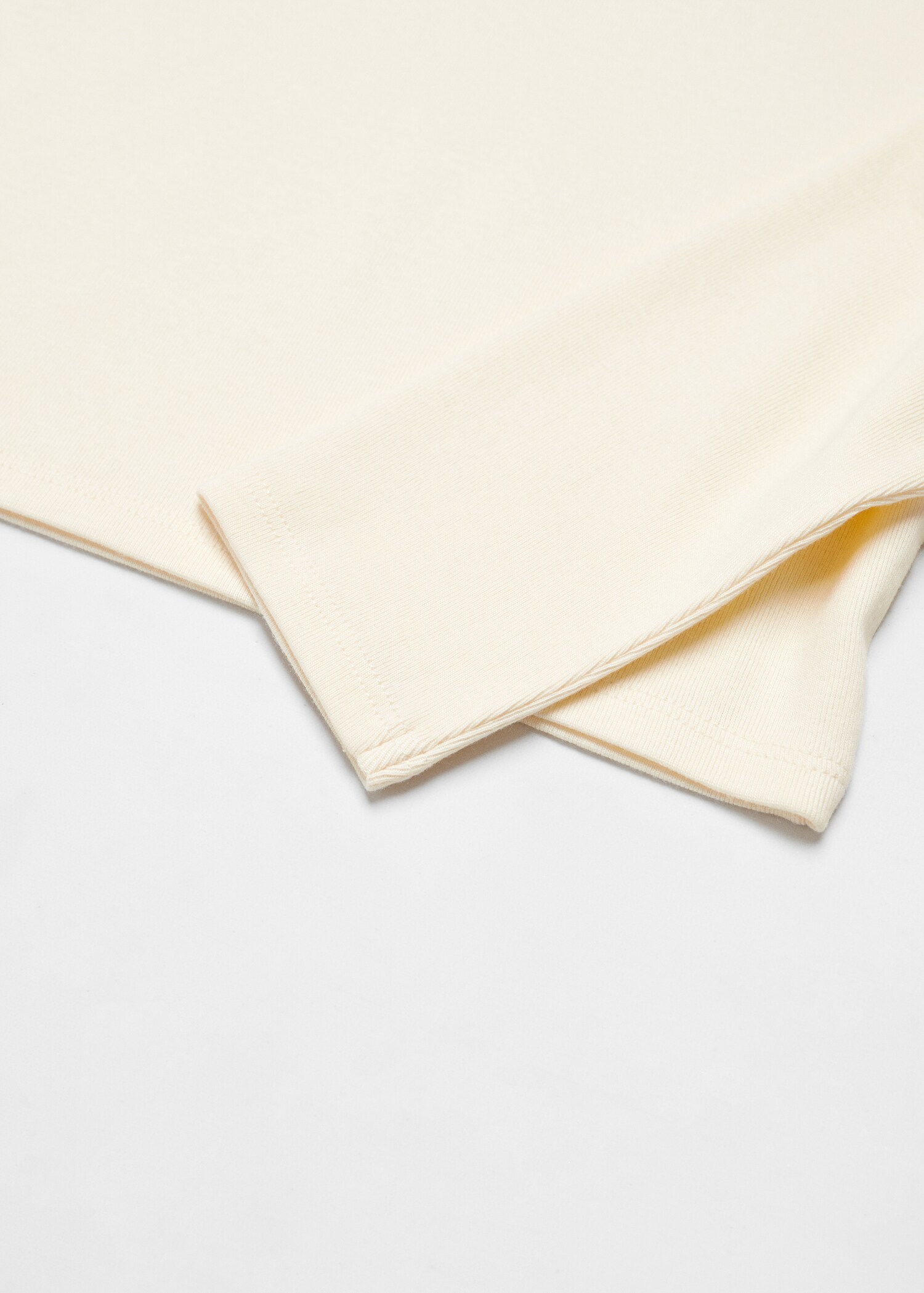 Cropped modal t-shirt - Details of the article 8