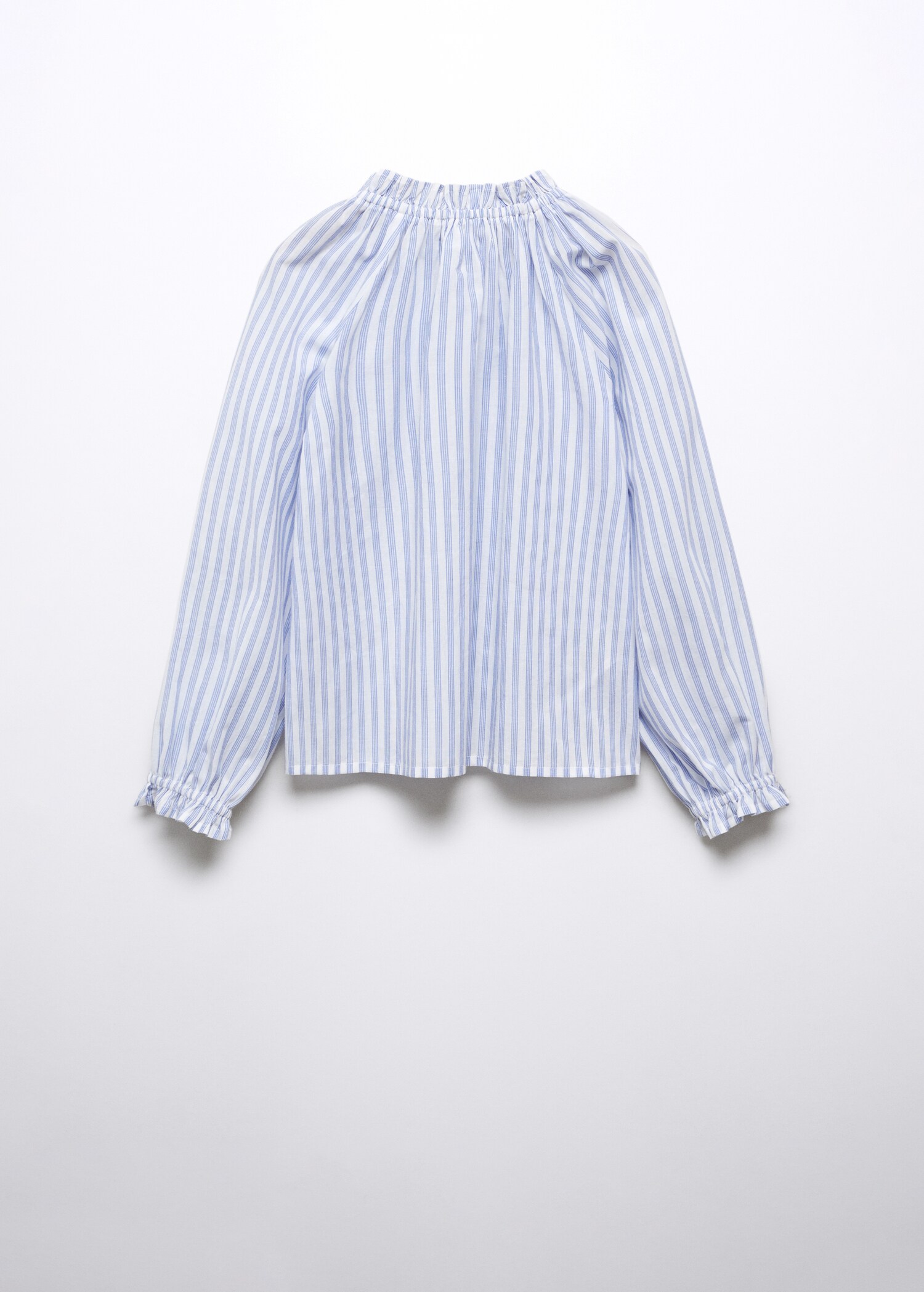 Blusa algodão riscas - Verso do artigo