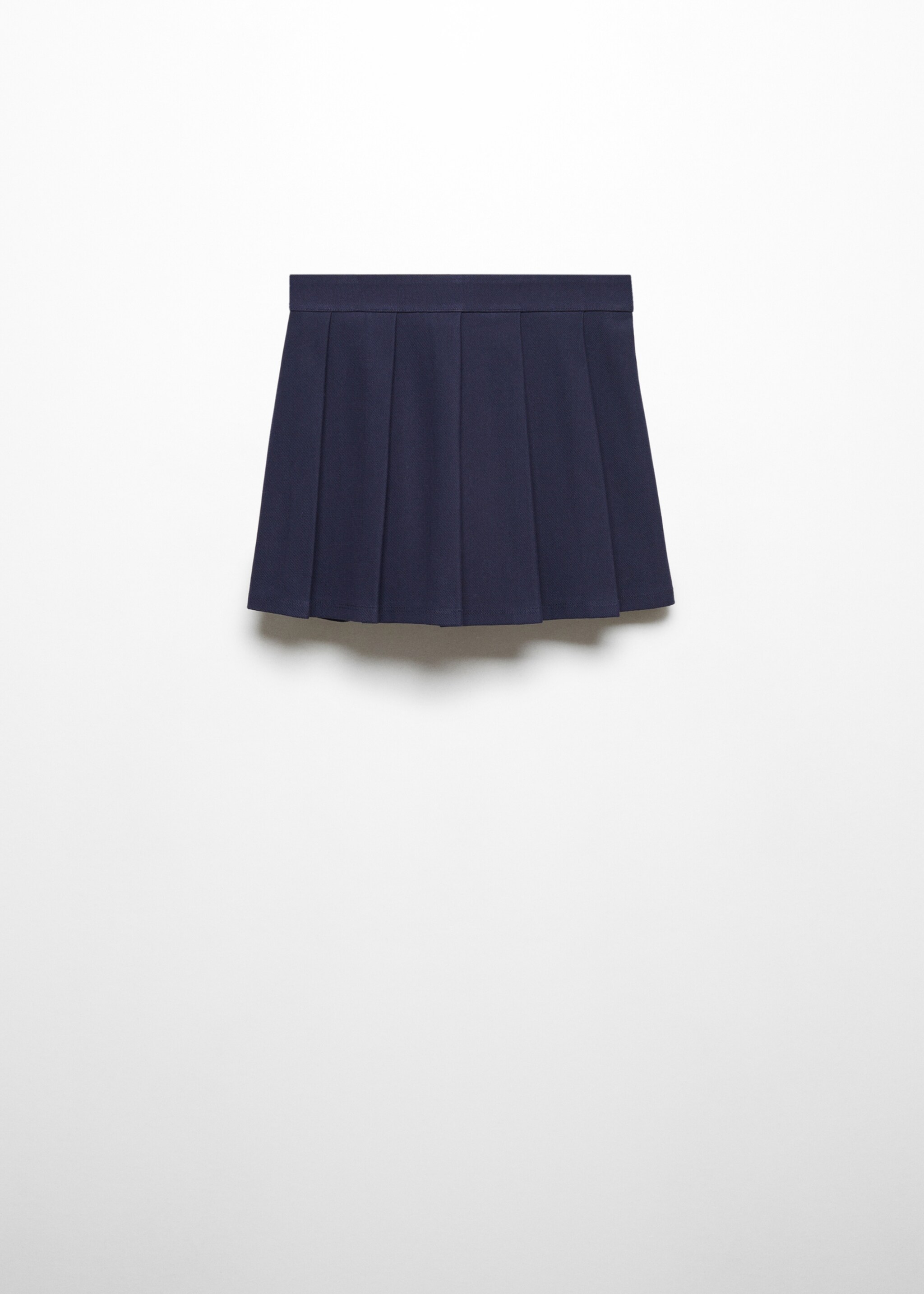 Pleated skirt trousers - Article without model, Navy. Ref: 57094420-00.