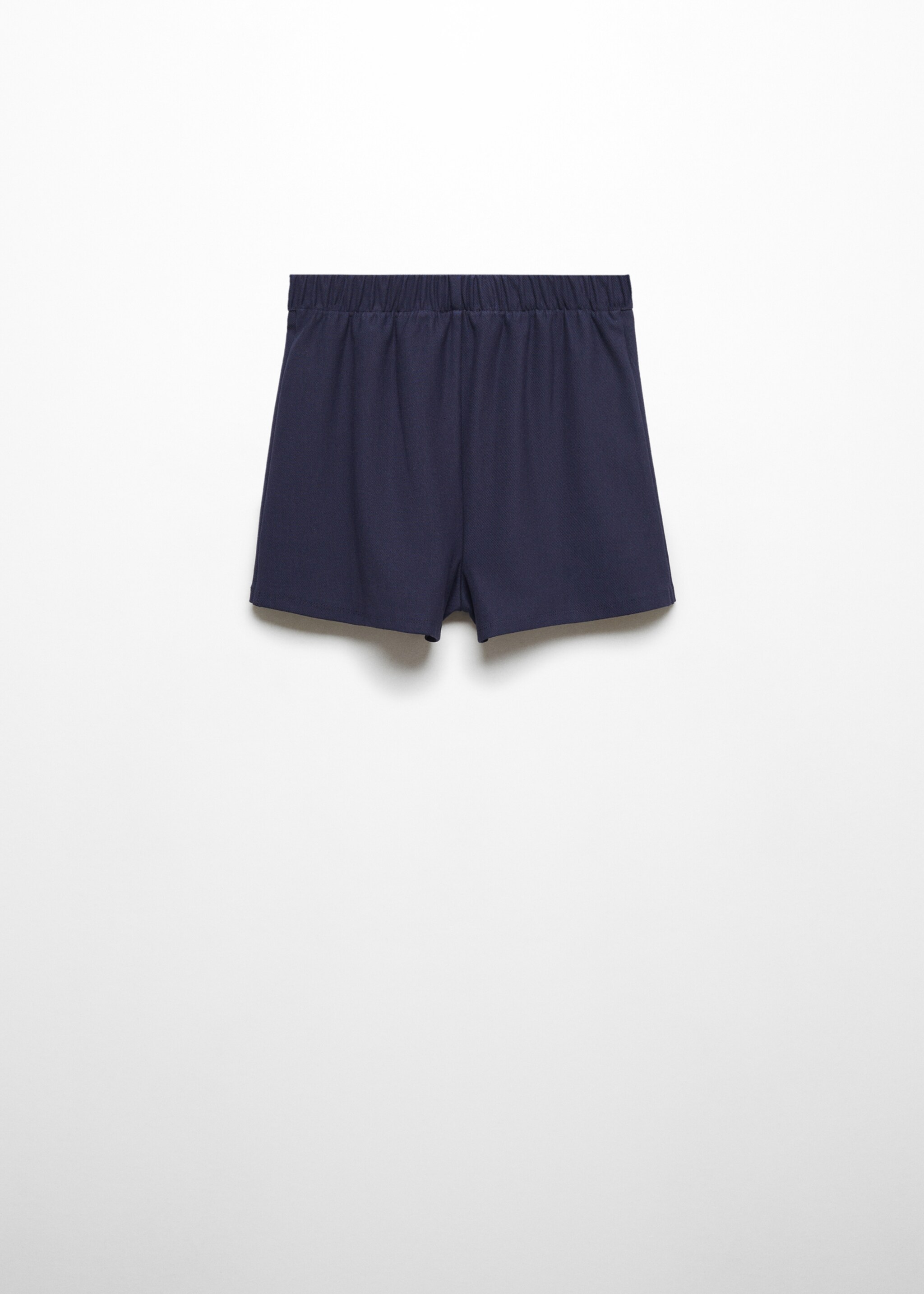Pleated skirt trousers - Reverse of the article, Navy. Ref: 57094420-00.