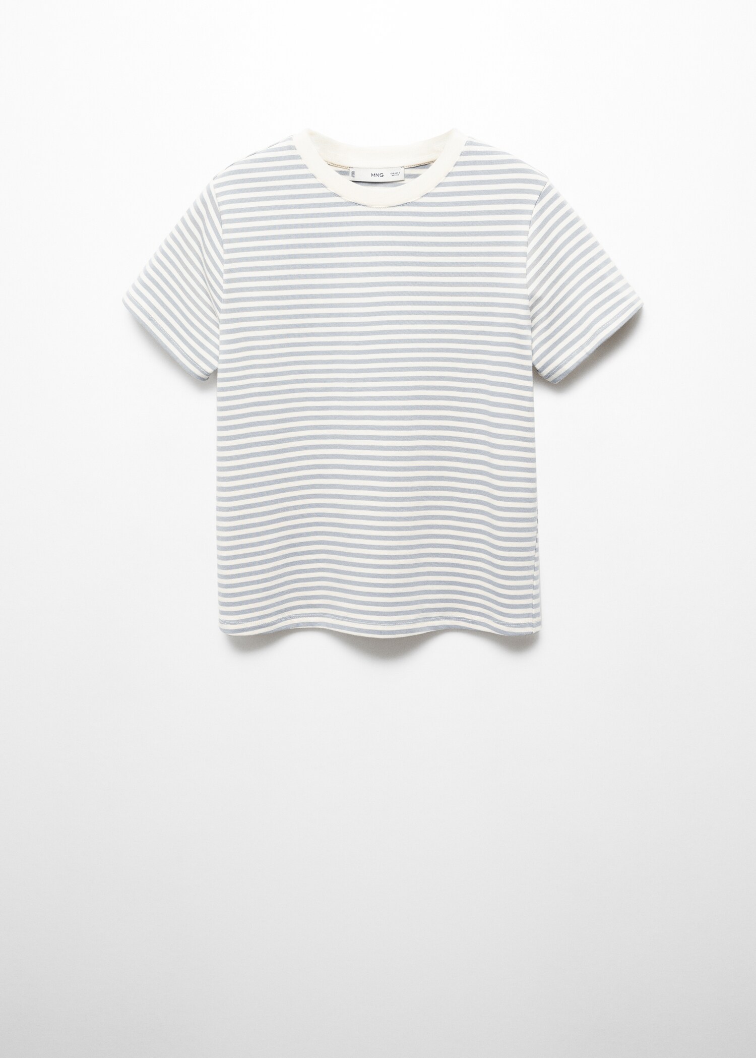 Striped cotton T-shirt - Article without model