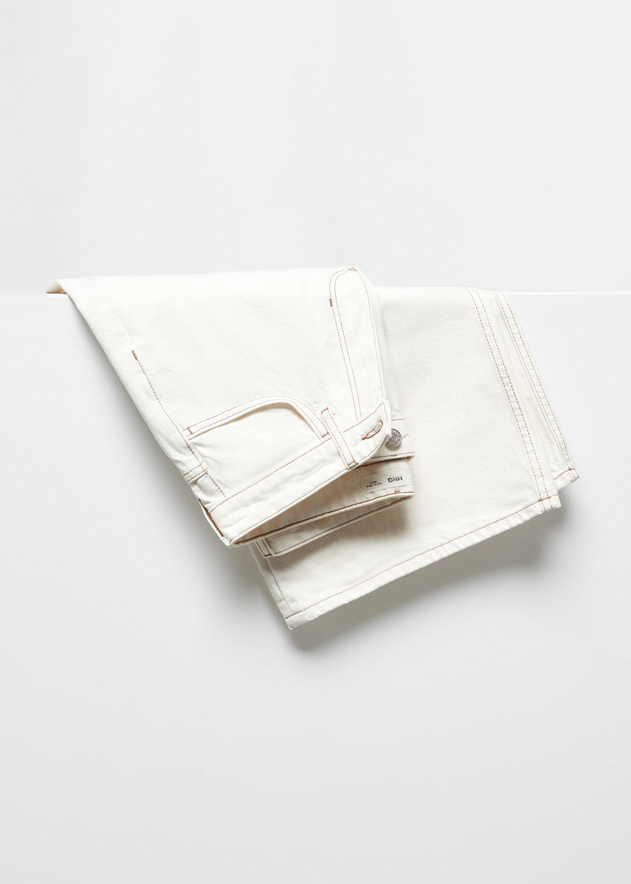 Wideleg mid-rise jeans - Details of the article 8