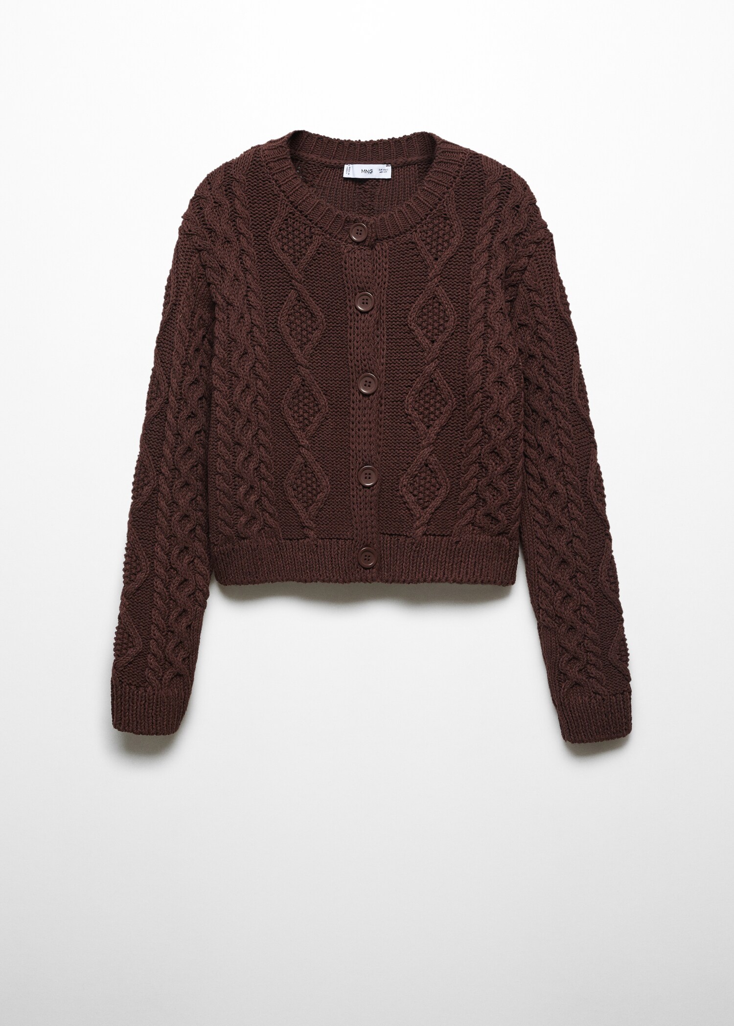Cable-knit cardigan - Article without model