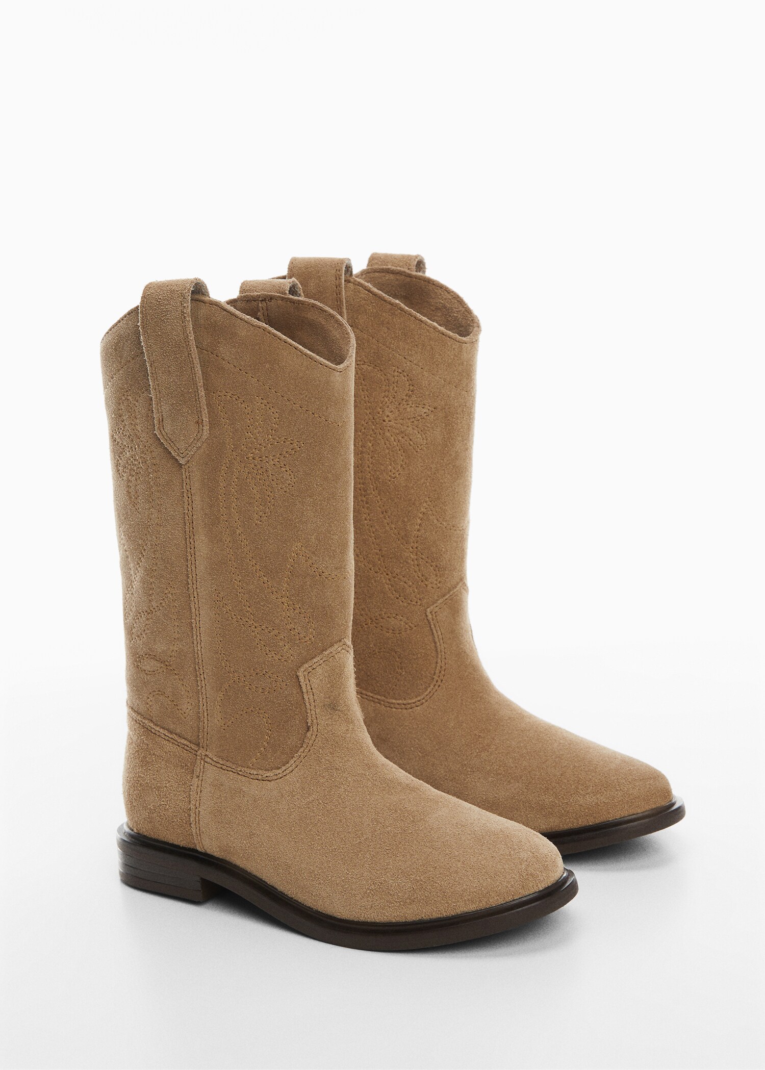 Bota piel cowboy - Plano medio
