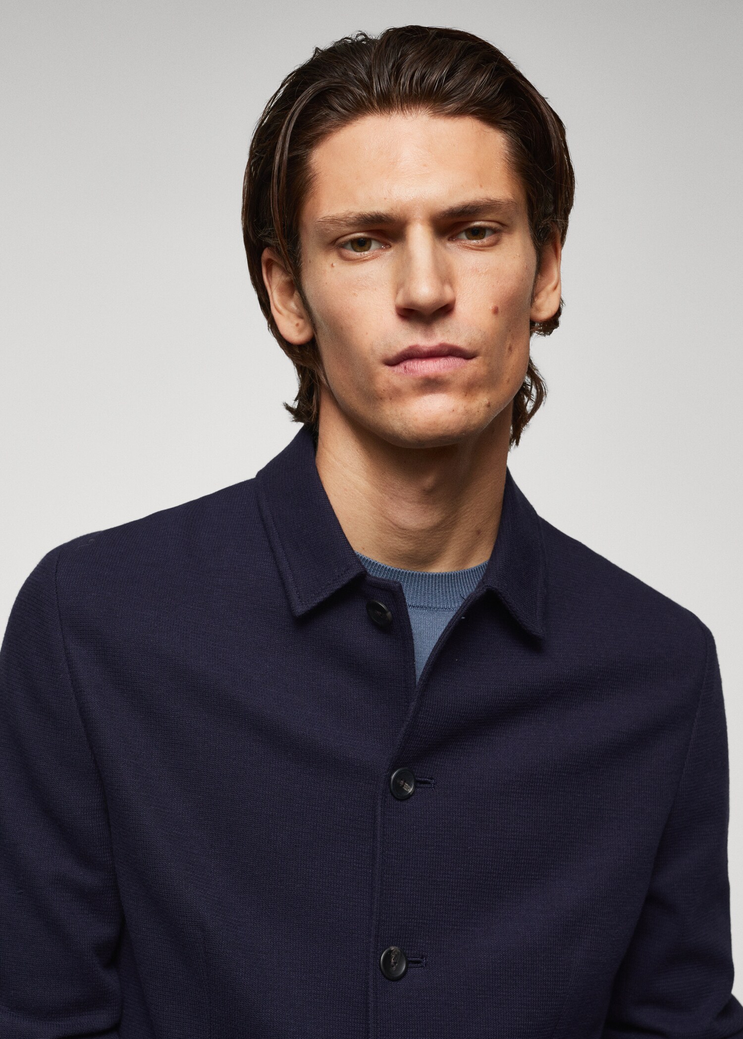 Cotton jacket with pockets - Details of the article 1