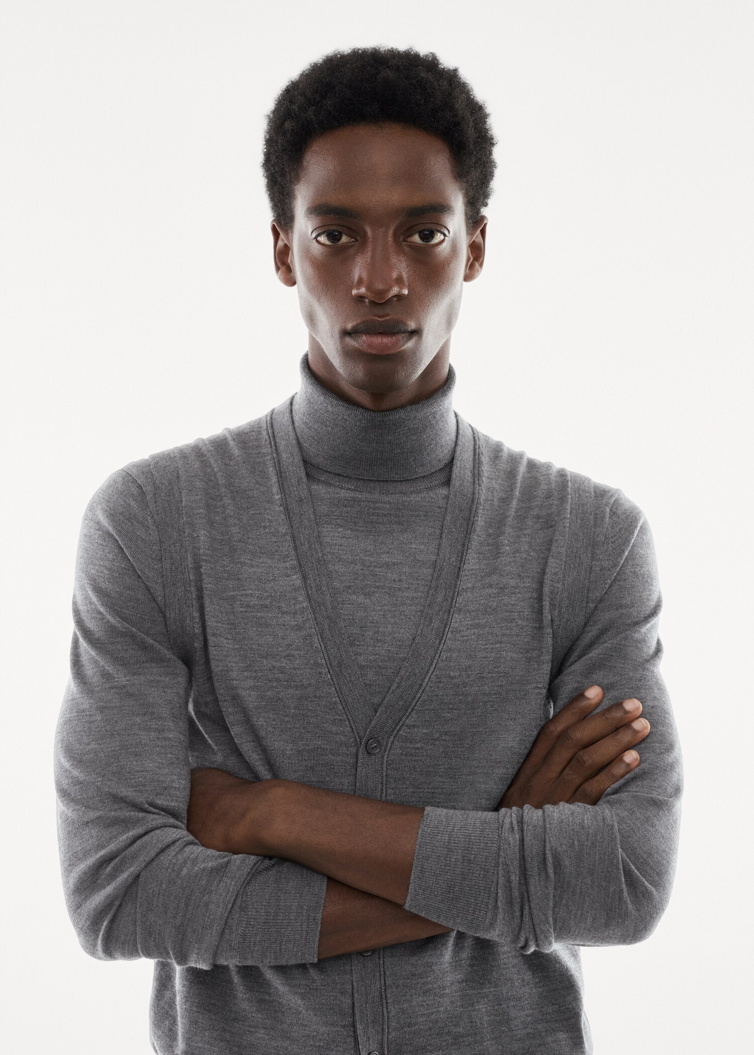 100% merino wool gilet - Details of the article 1