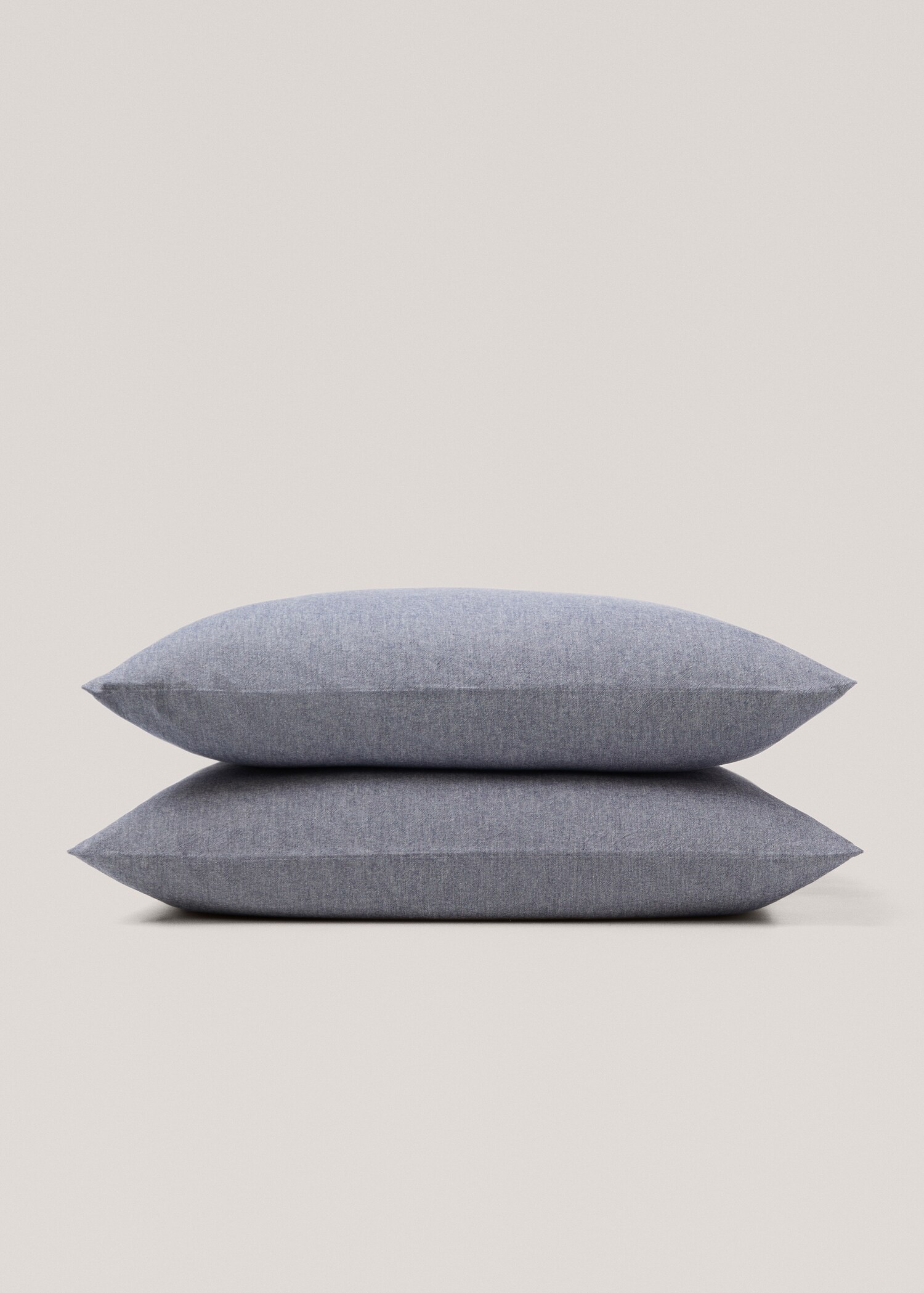 Taie d'oreiller couleur denim 60x60 cm (Lot de 2) - Détail de l'article 3