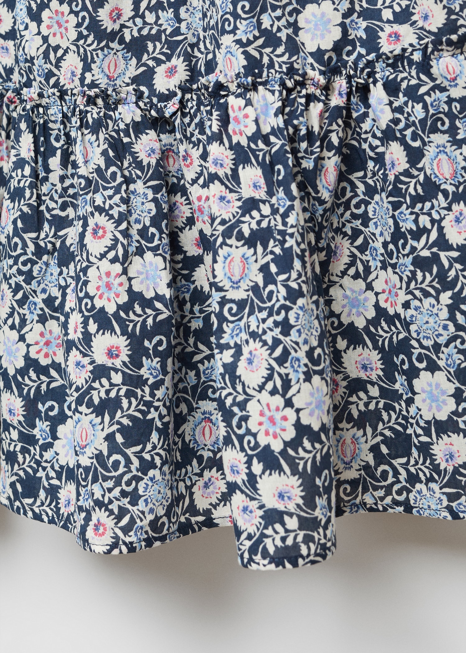 Printed cotton dress - Girls | MANGO OUTLET USA