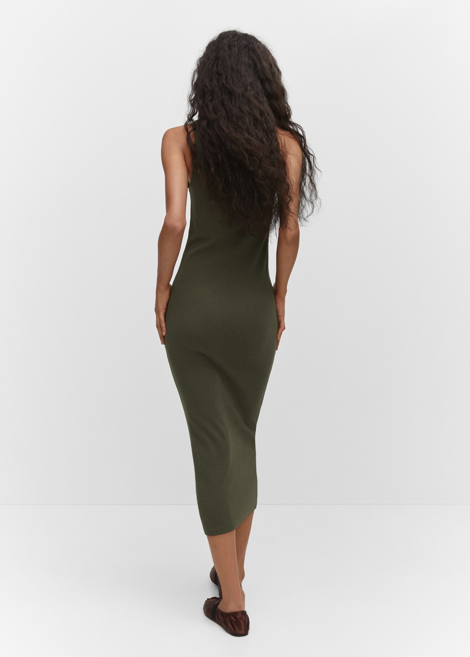 Cotton midi dress - Reverse of the article