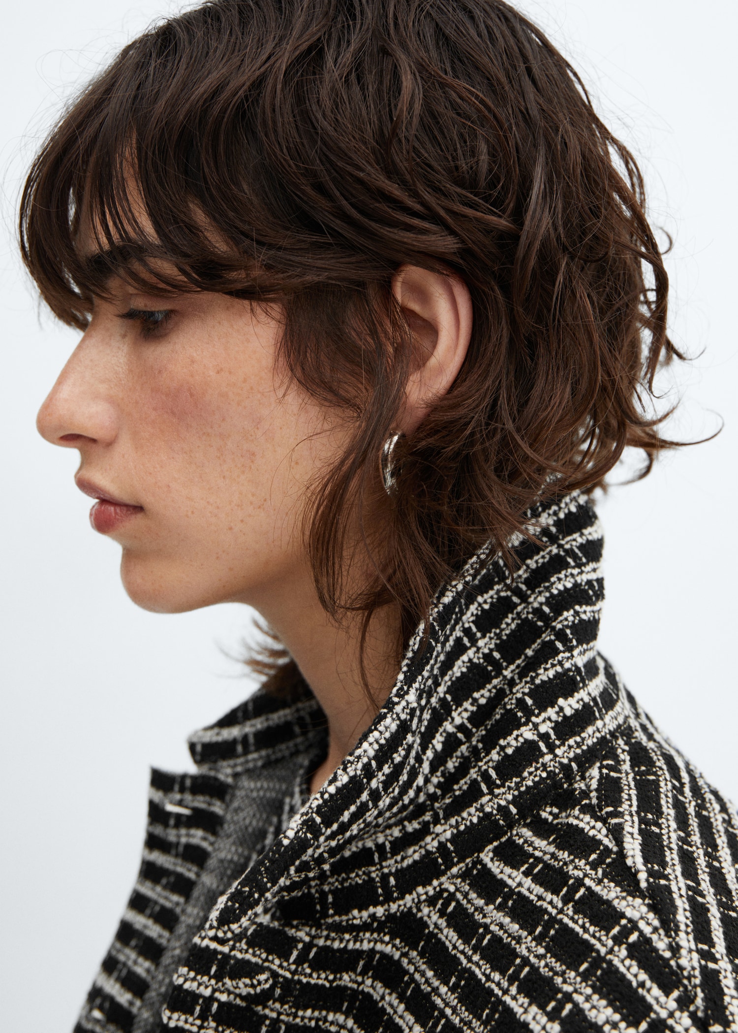 Oversized tweed  gilet - Details of the article 1