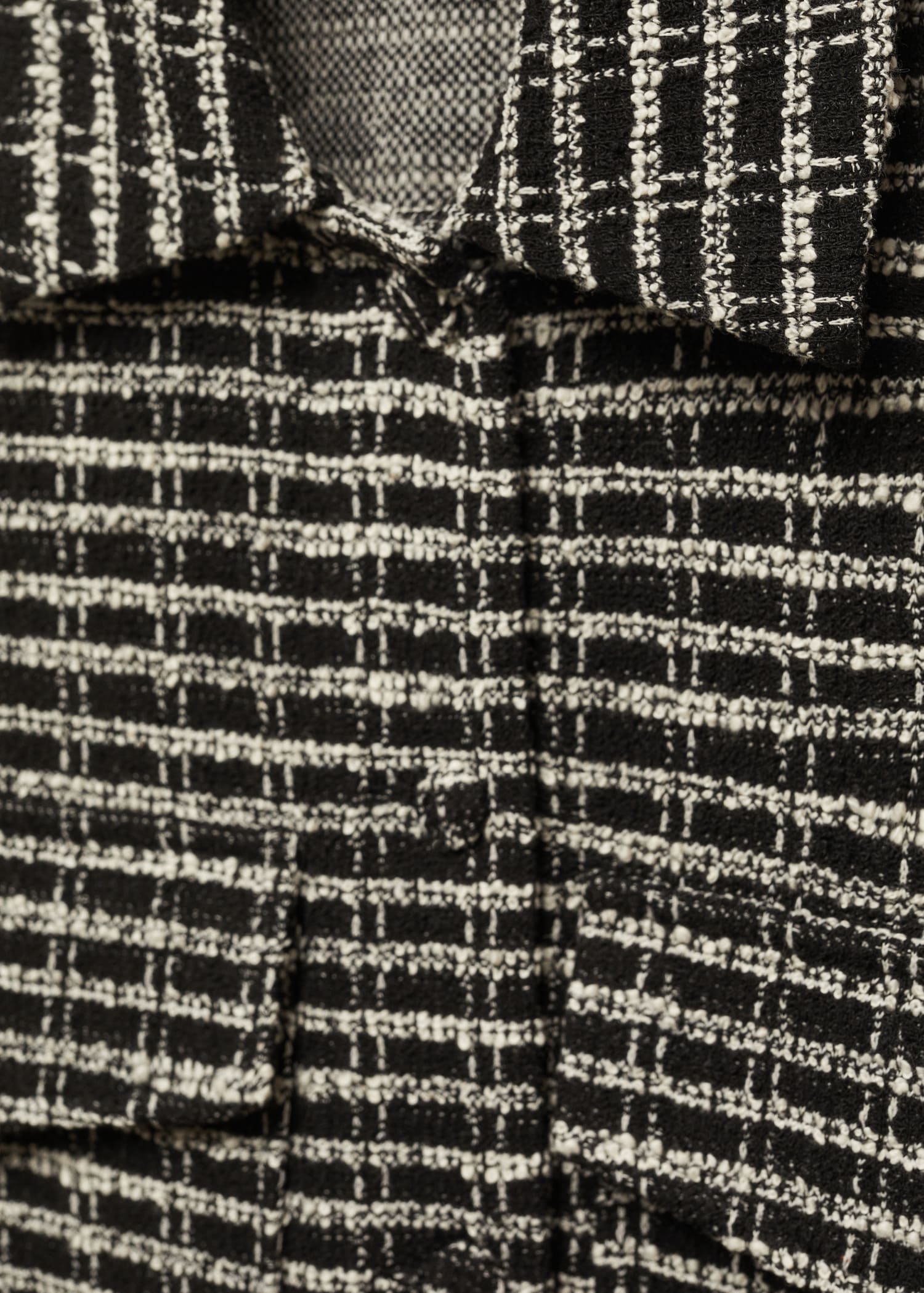 Oversized tweed  gilet - Details of the article 8