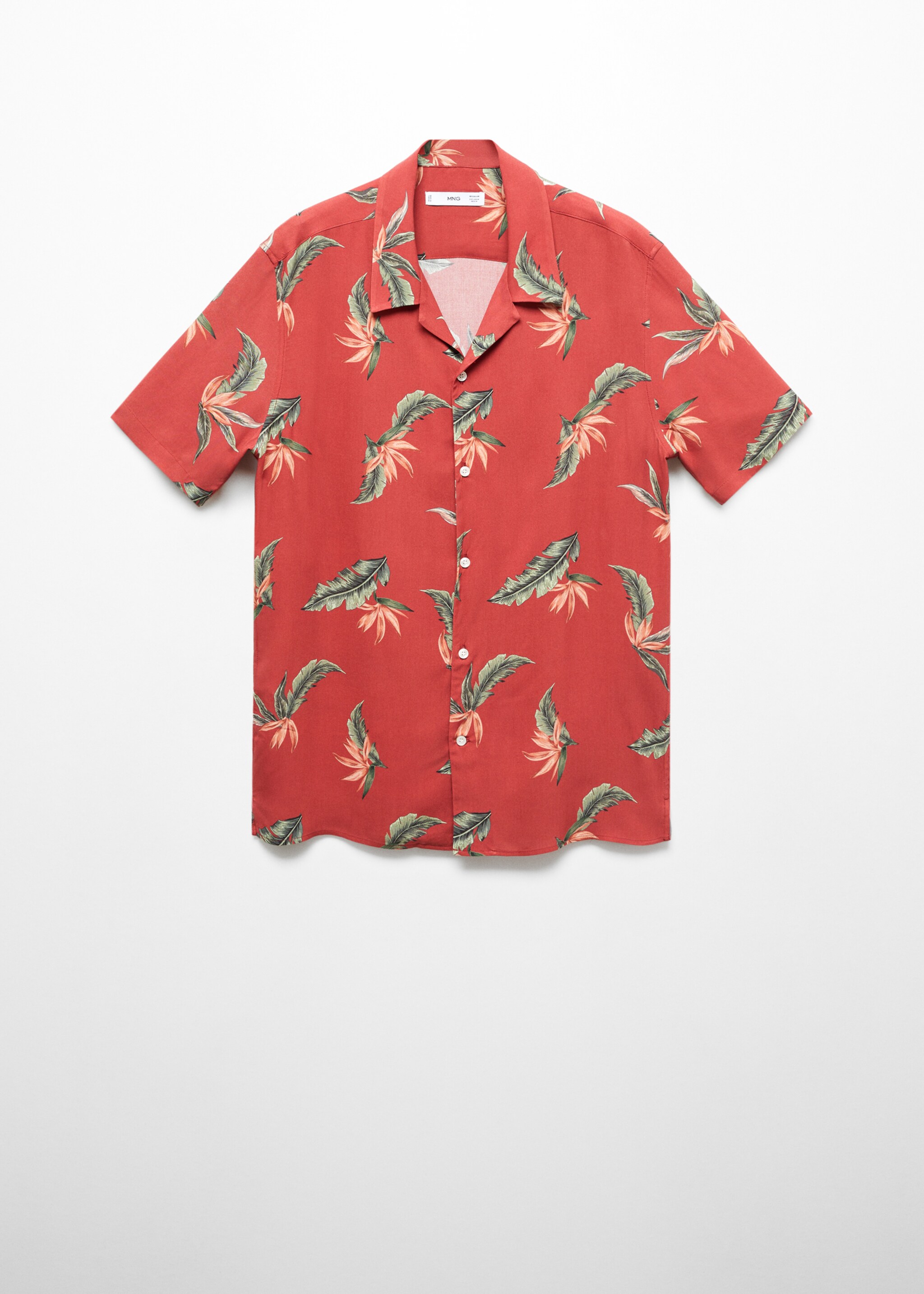 Regular-fit Hawaiian-print shirt - Article without model