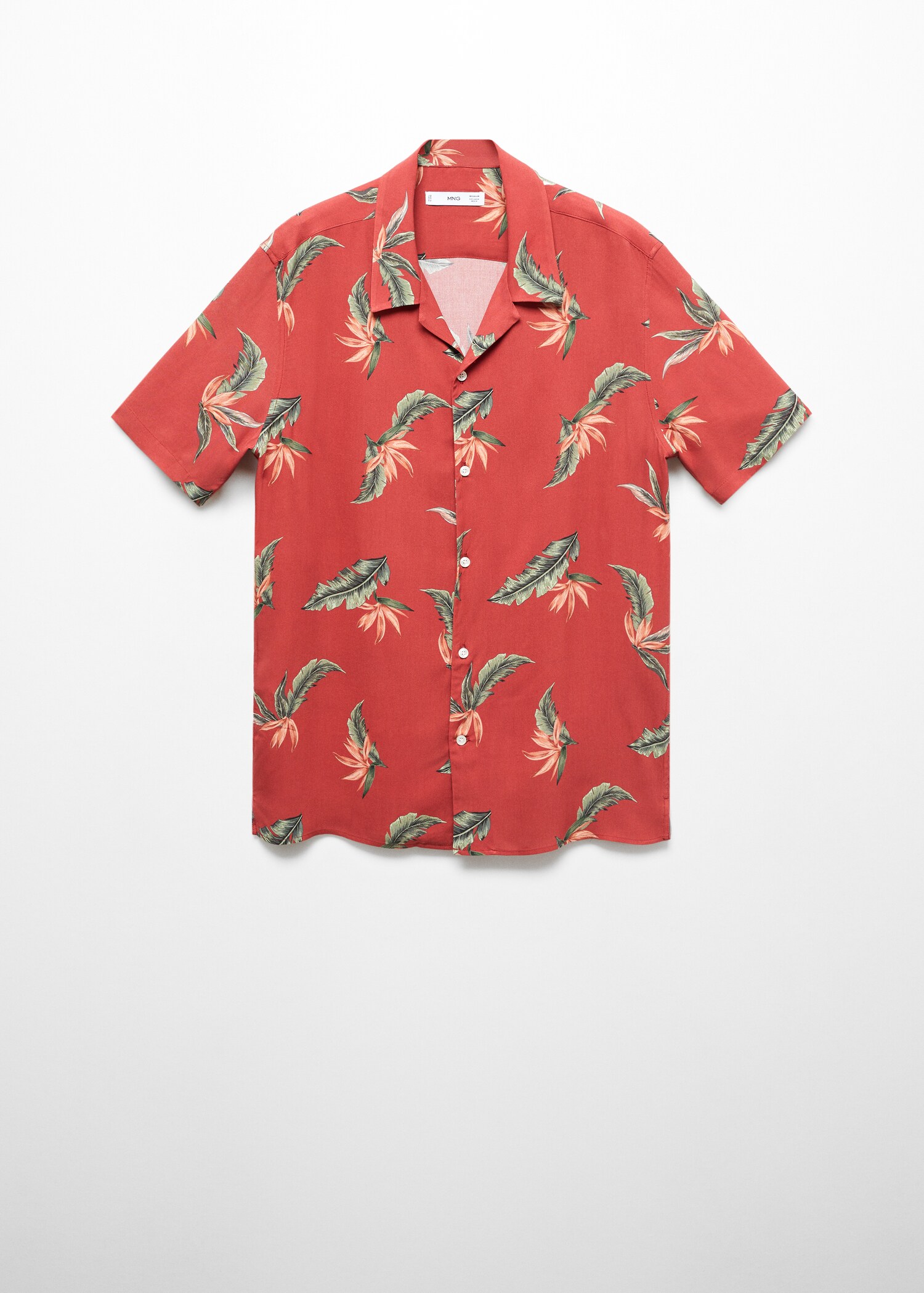 Regular-fit Hawaiian-print shirt - Article without model